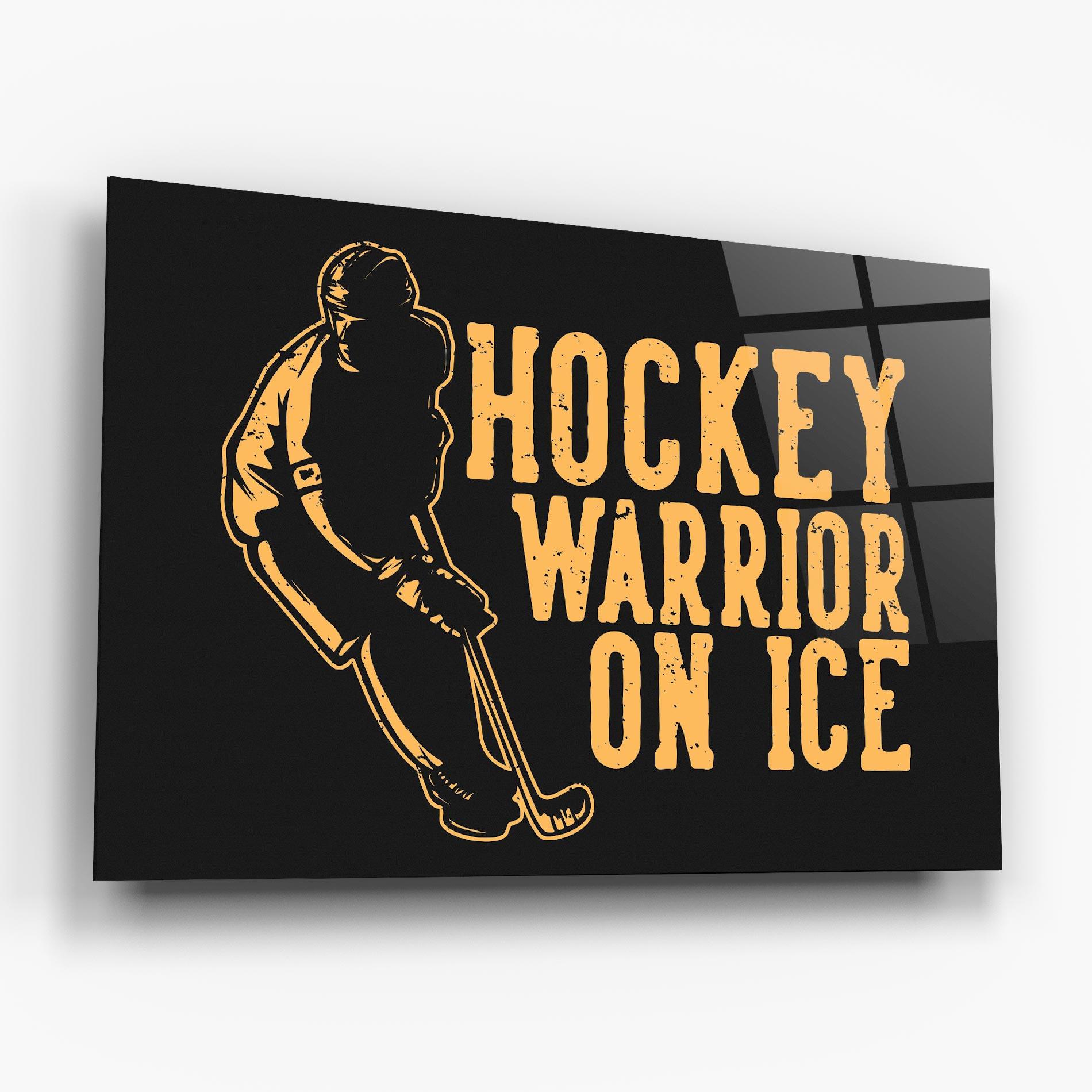 Üvegkép Hockey Worrior mockup 6