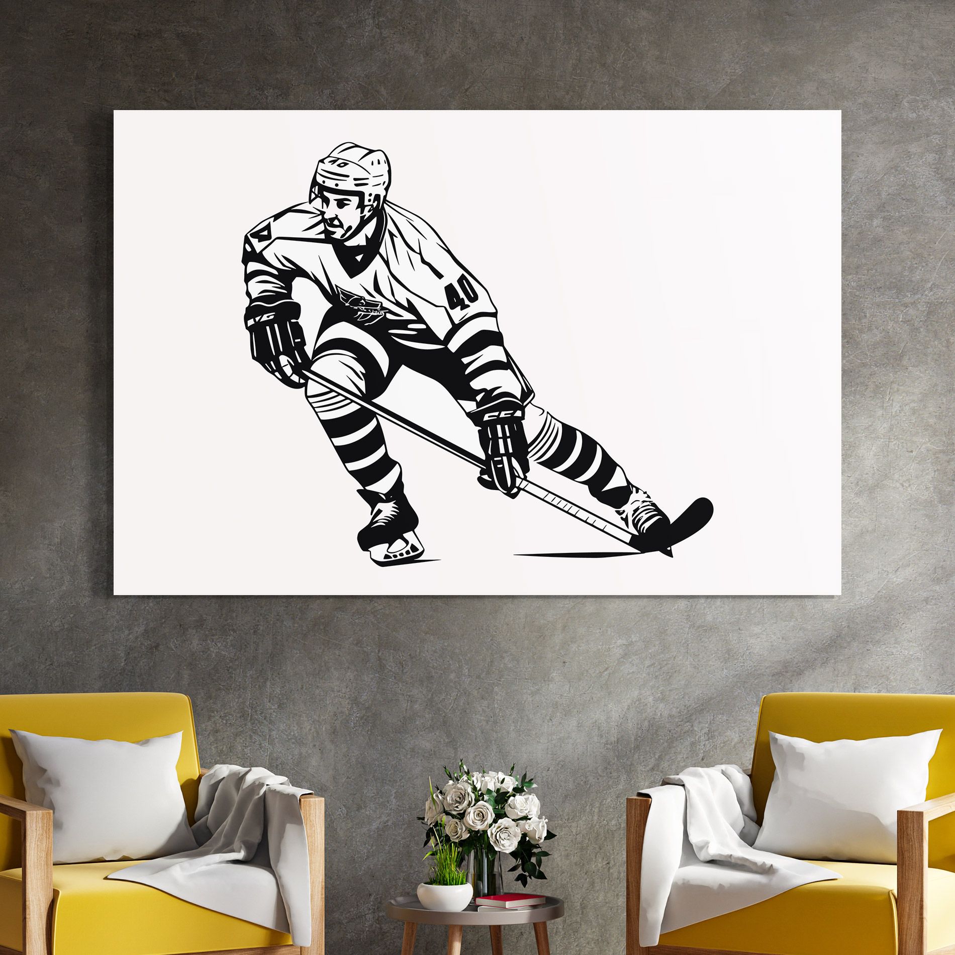 Hockey Player mockup 4