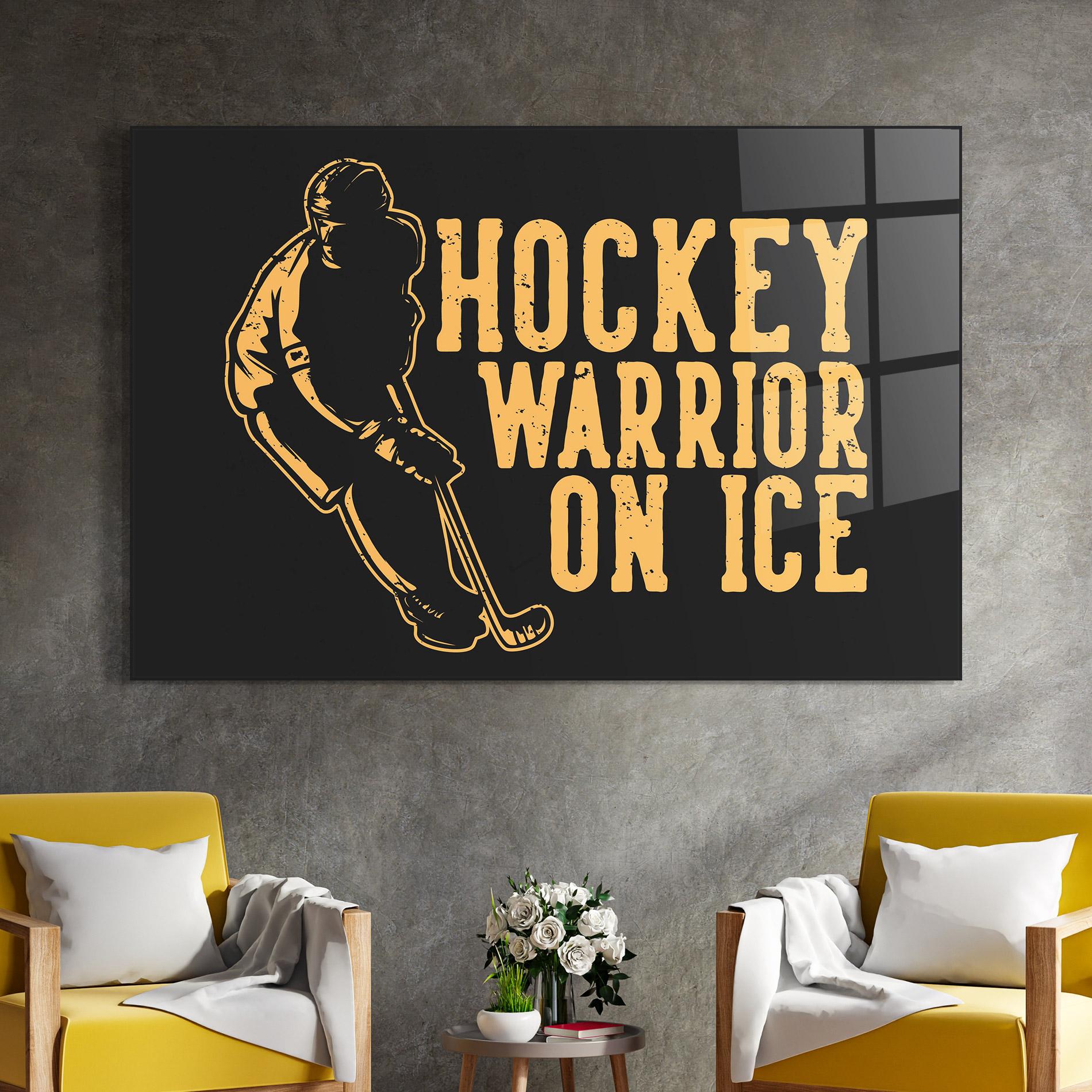 Üvegkép Hockey Worrior mockup 4