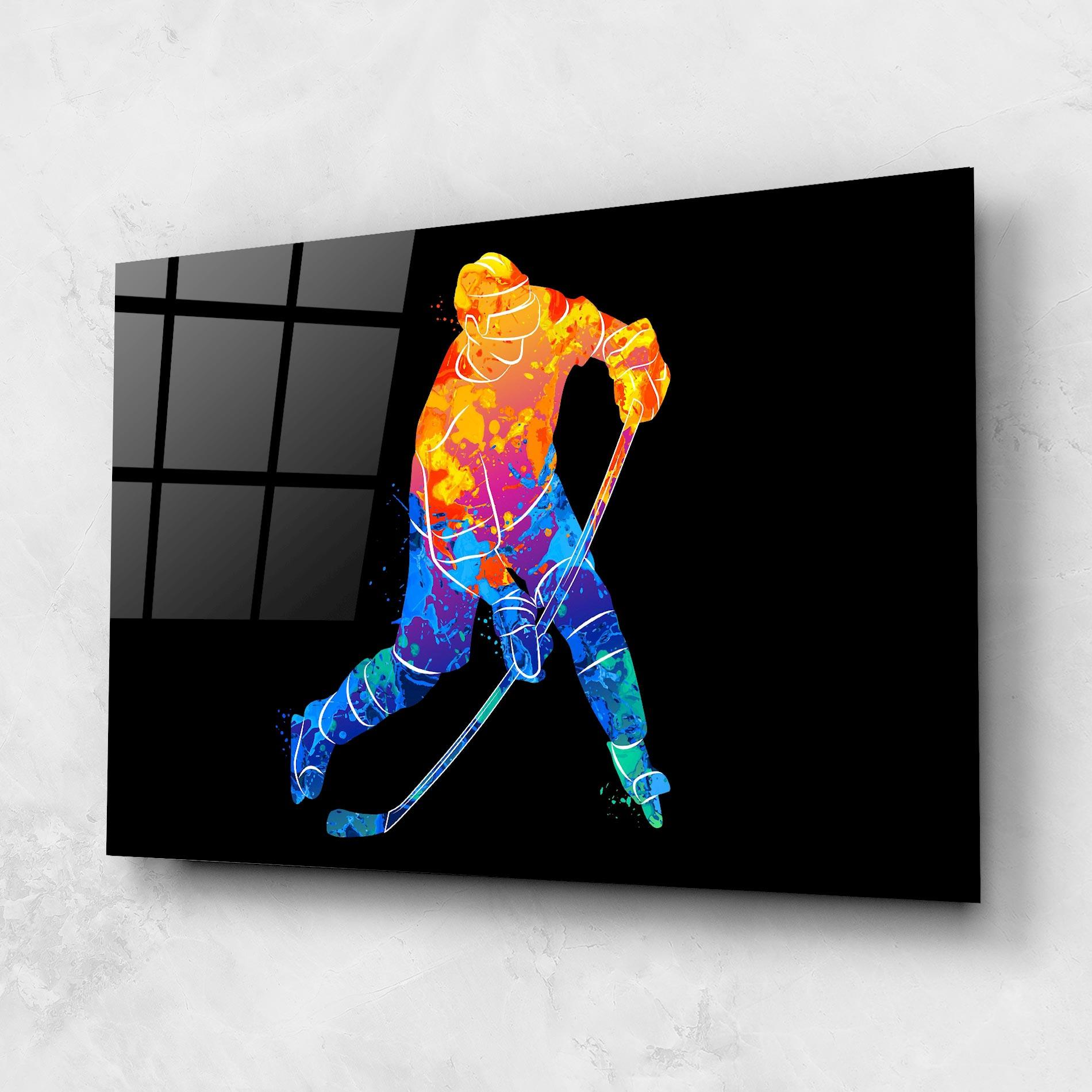 Üvegkép Color Mix Hockey mockup 1