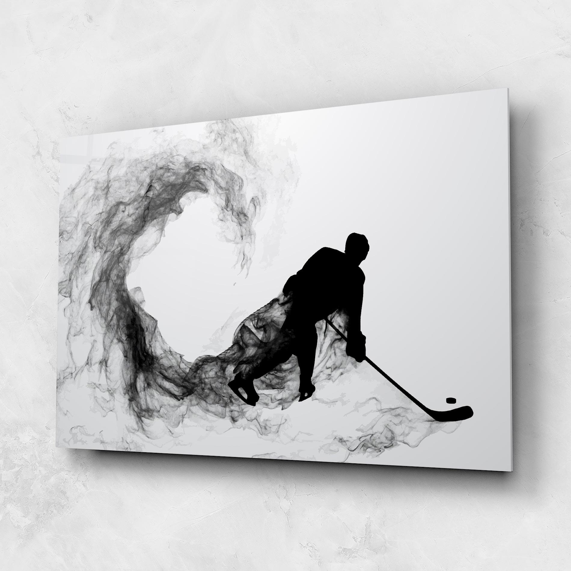 Üvegkép Hockey Smoke mockup 1