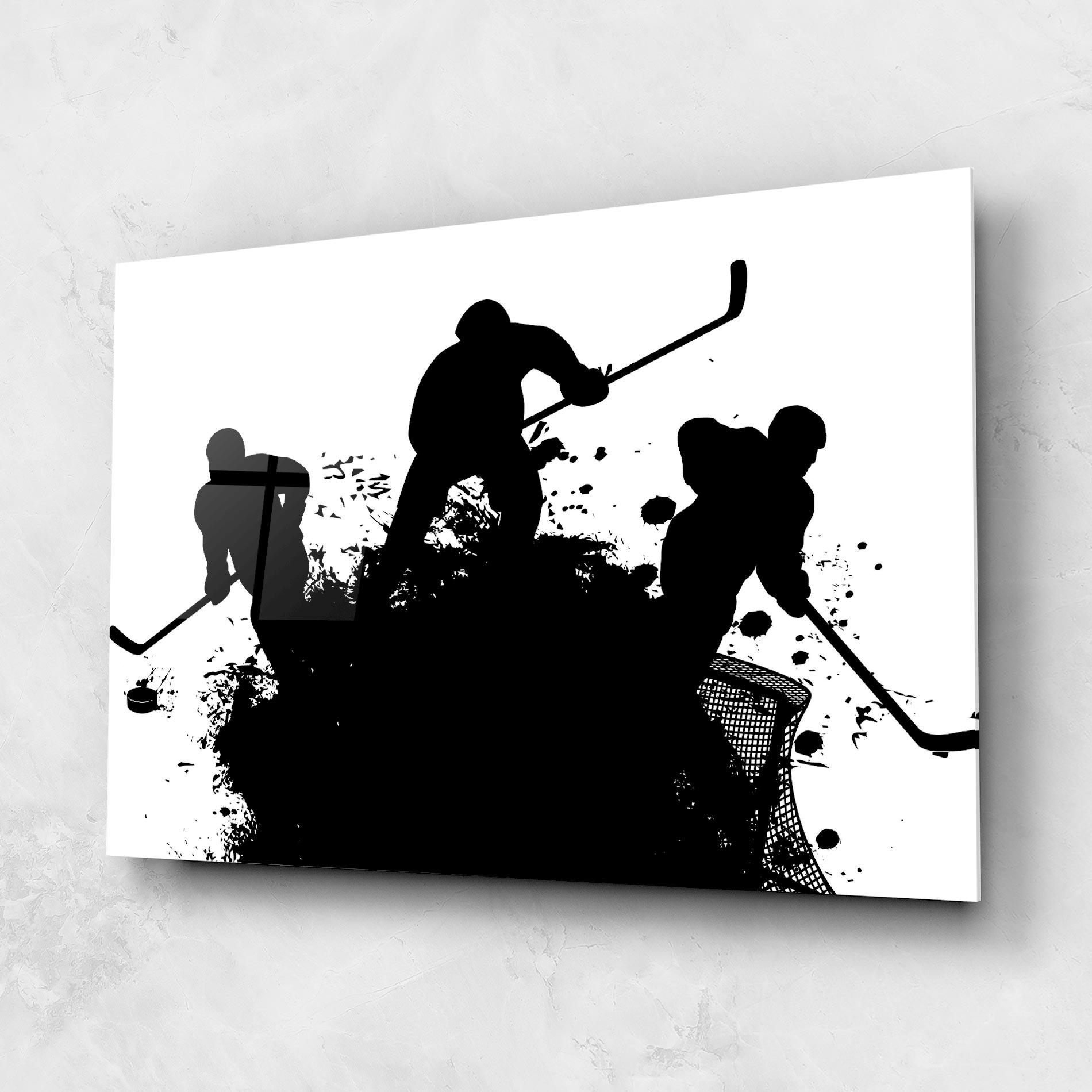 Üvegkép Hockey Tree mockup 1
