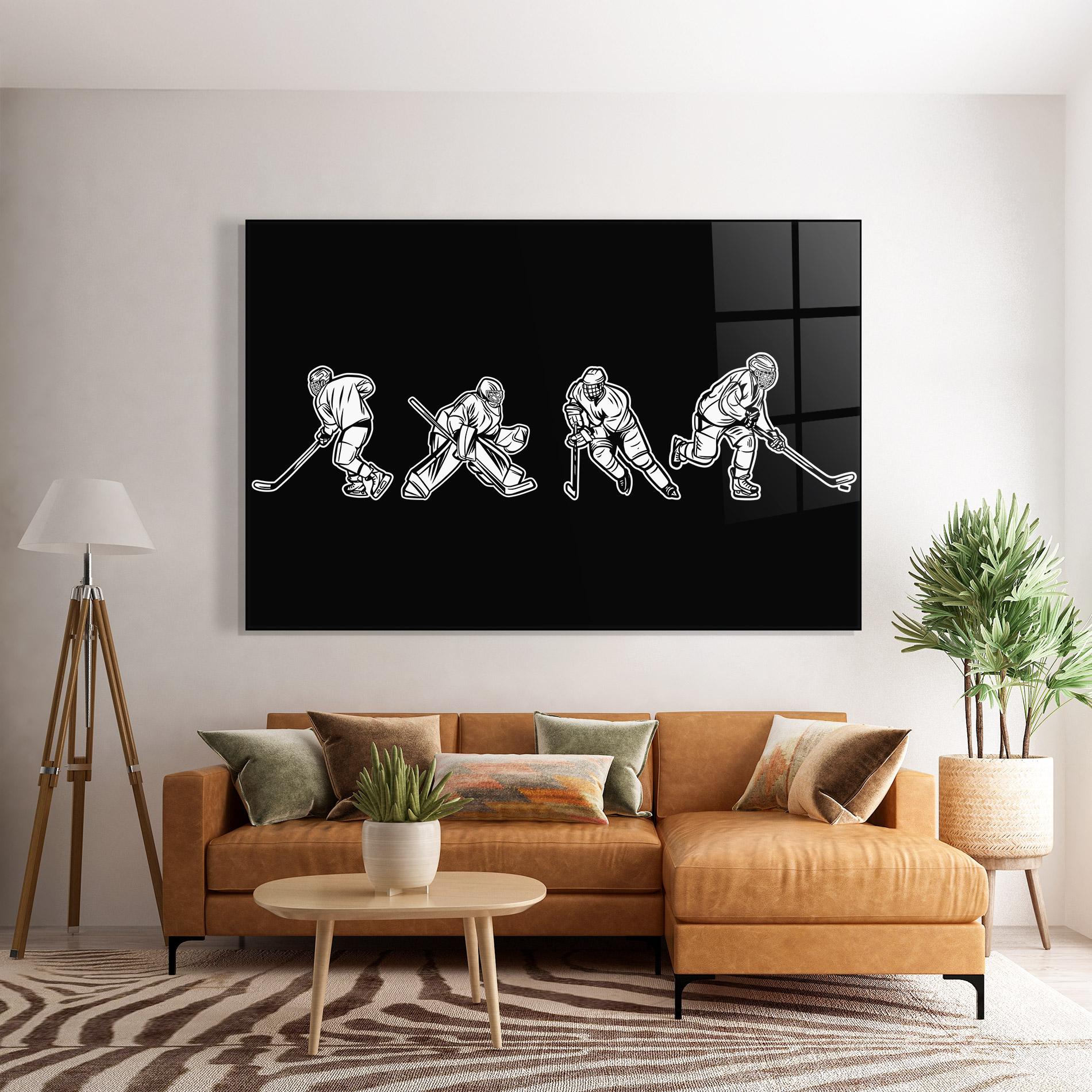 Üvegkép Hockey Four mockup 7