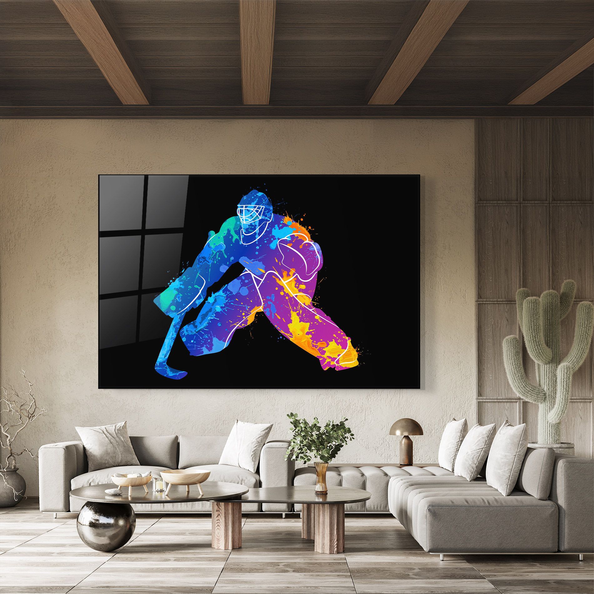 Blue Purple Hockey mockup 8