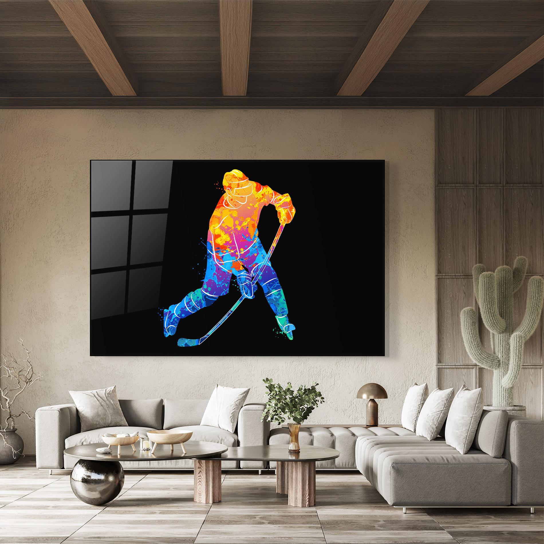 Üvegkép Color Mix Hockey mockup 8