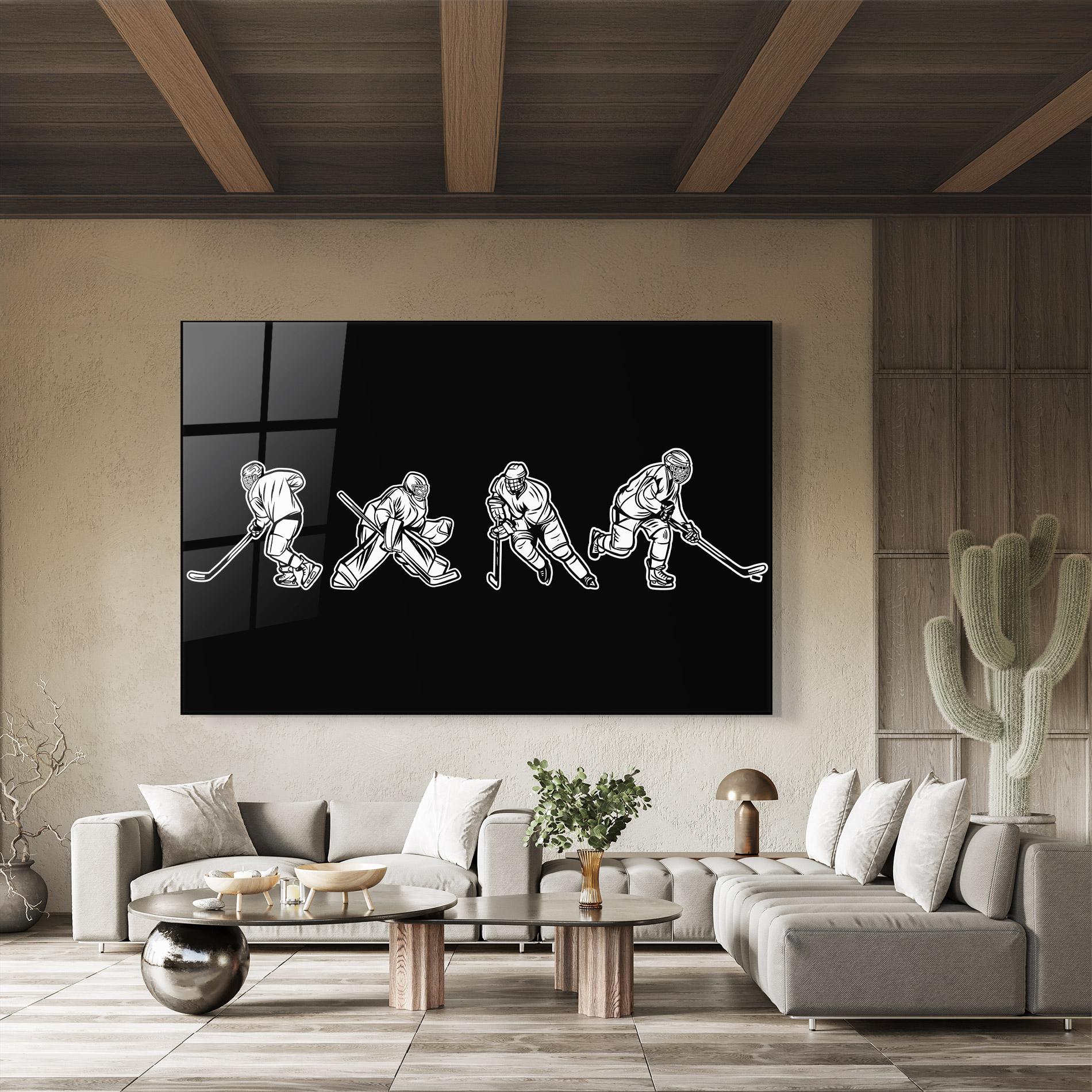 Üvegkép Hockey Four mockup 8