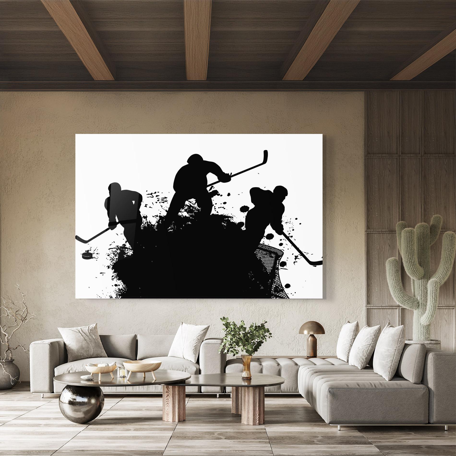 Üvegkép Hockey Tree mockup 8