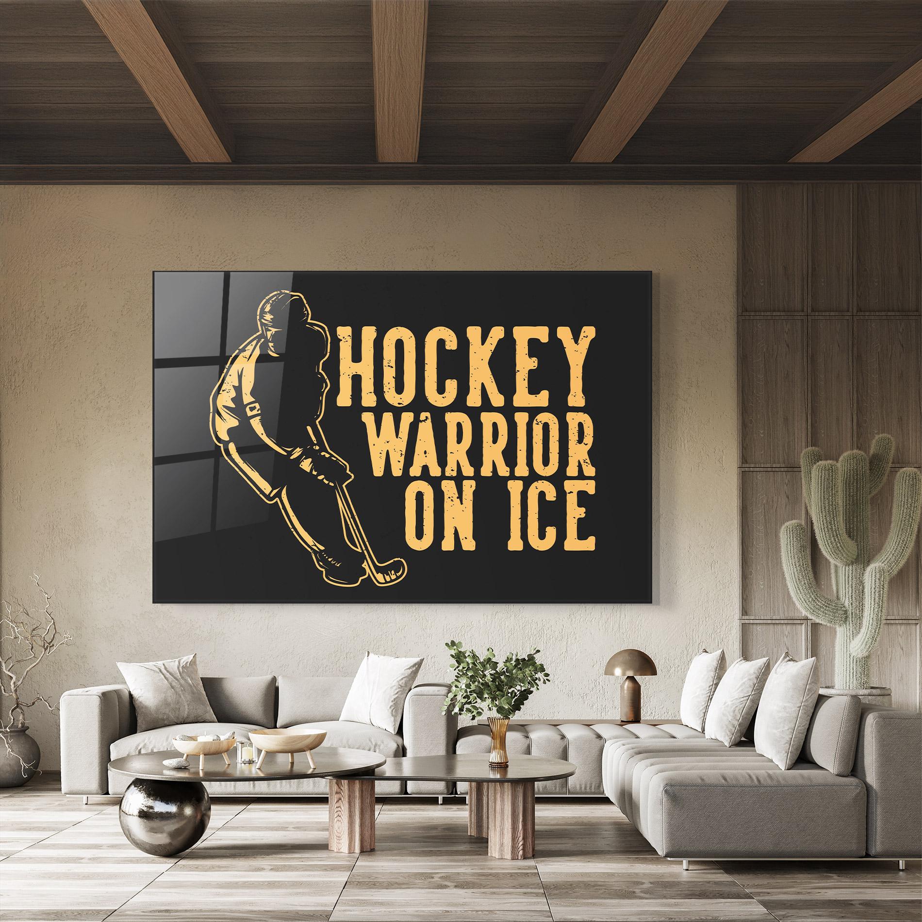 Üvegkép Hockey Worrior mockup 8