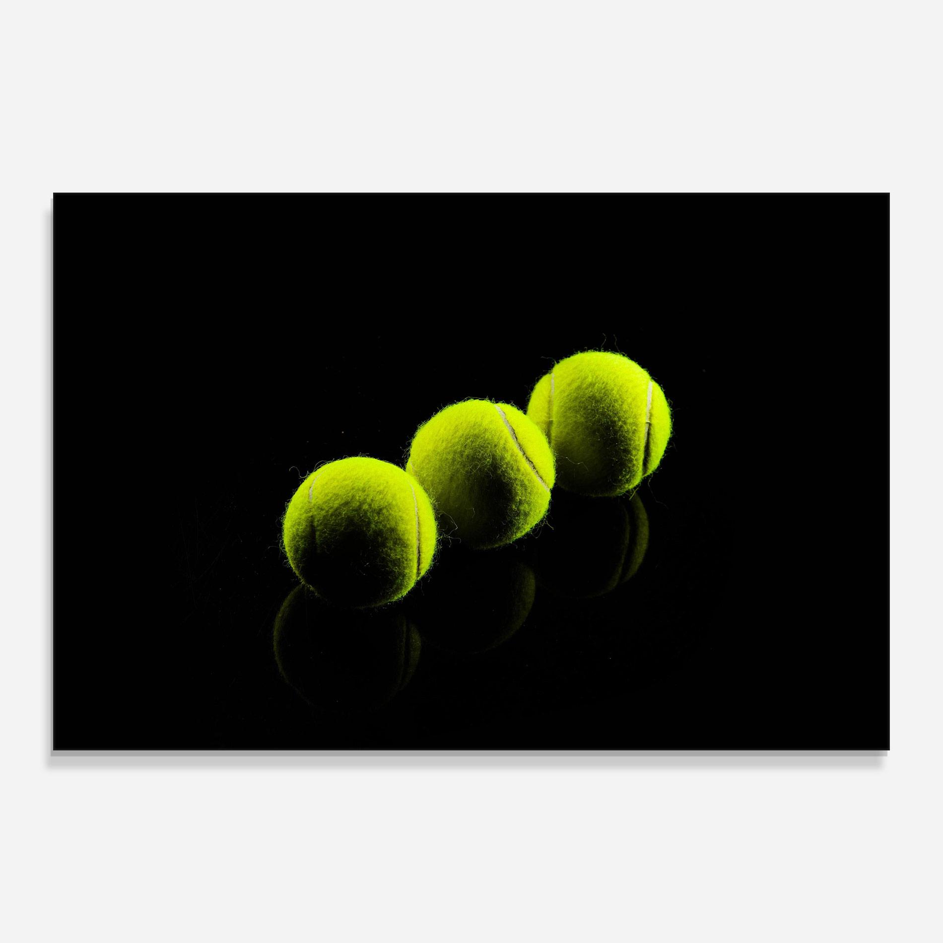 Üvegkép 3 Tennis Balls mockup 0