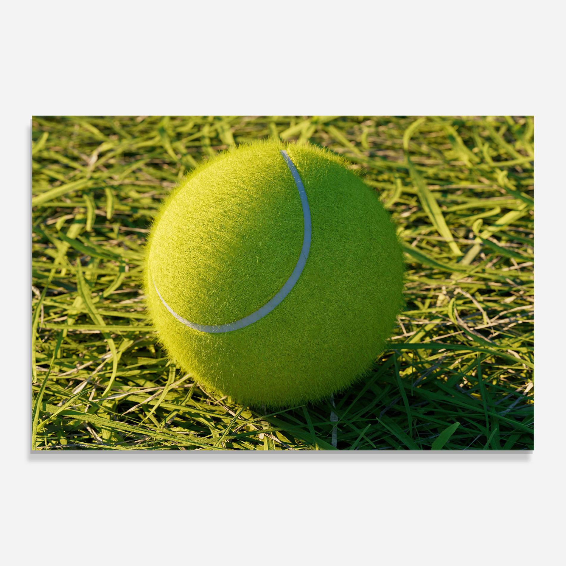 Üvegkép Green Tennis Ball mockup 0