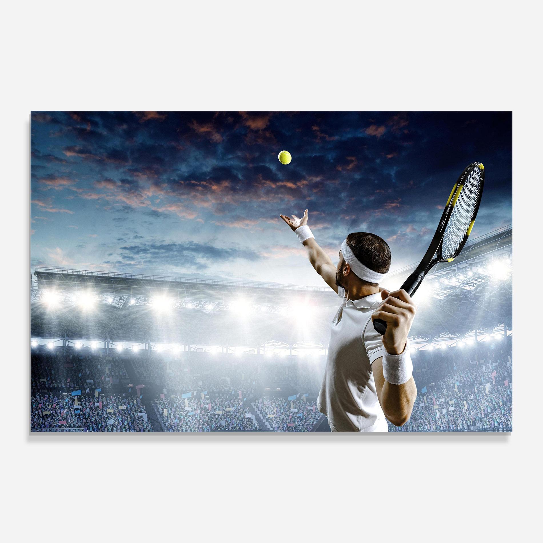 Üvegkép Professional Tennis Player mockup 0