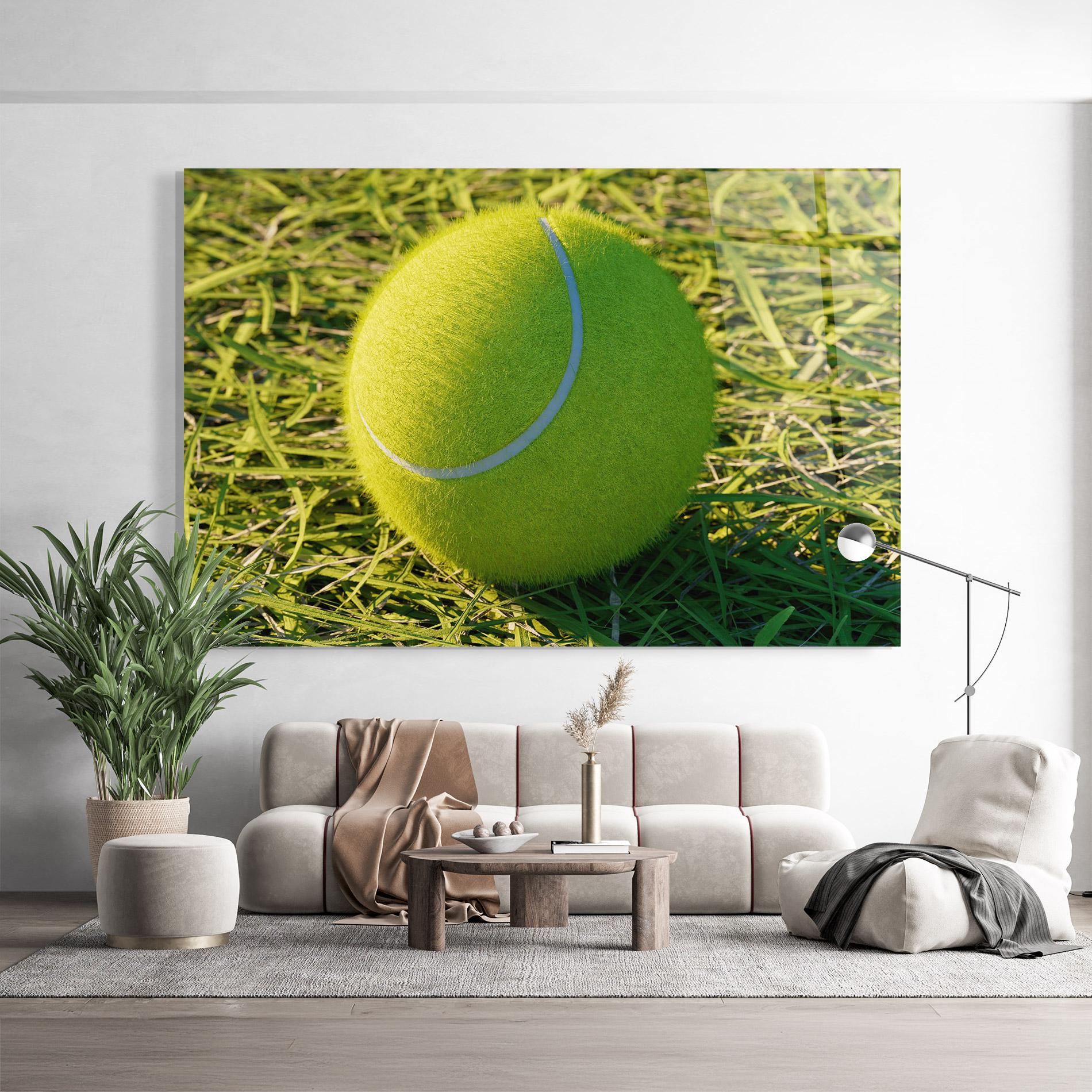 Üvegkép Green Tennis Ball mockup 9