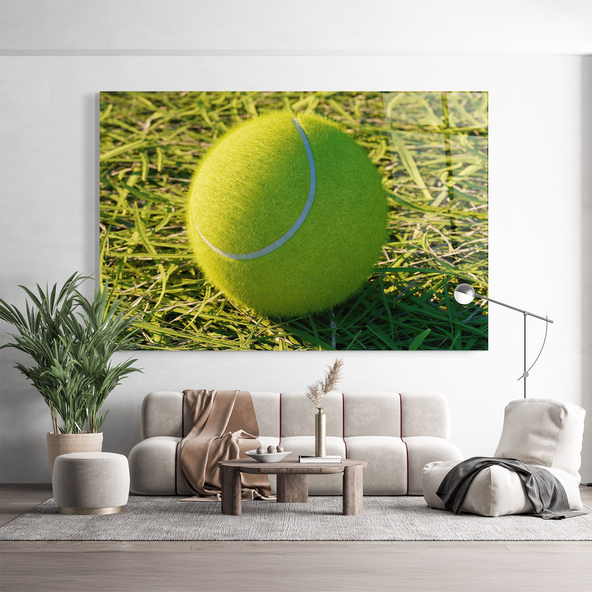Green Tennis Ball mockup 9