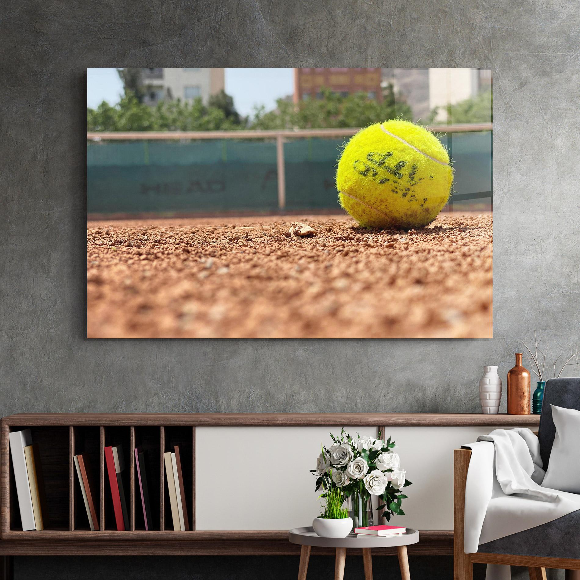 Üvegkép Lost Tennis Ball mockup 2