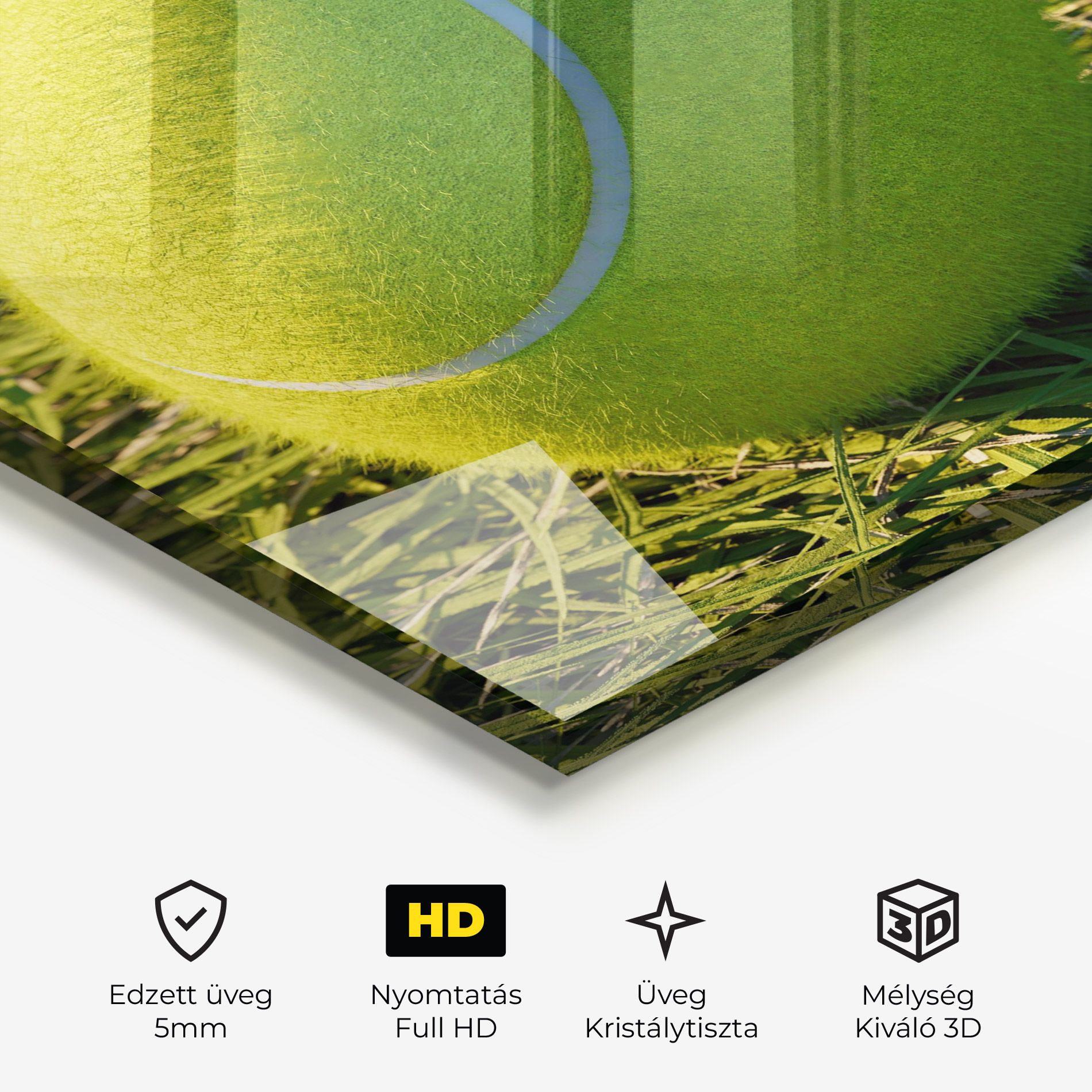 Green Tennis Ball mockup 3