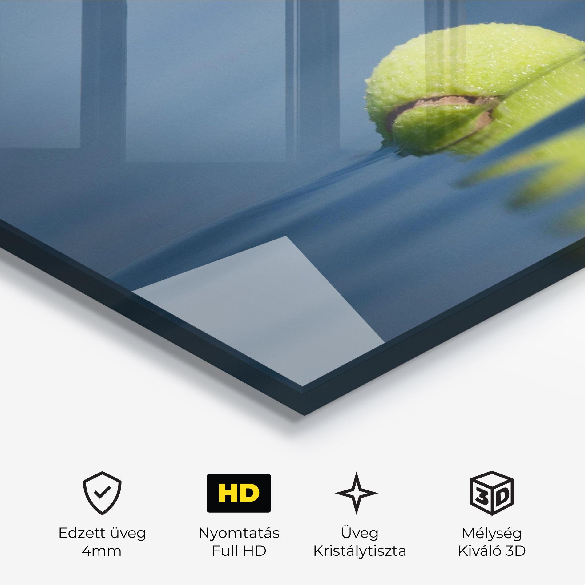 Üvegkép Tennis Ball In Water mockup 3