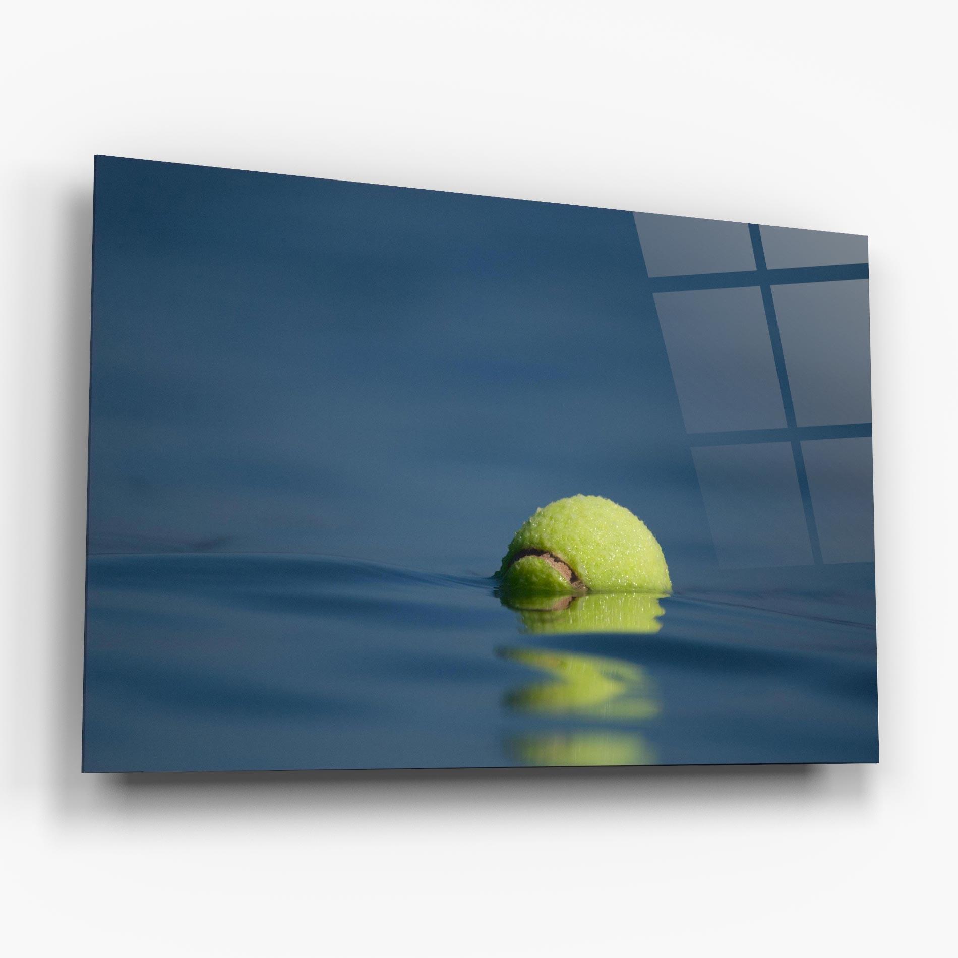 Üvegkép Tennis Ball In Water mockup 6