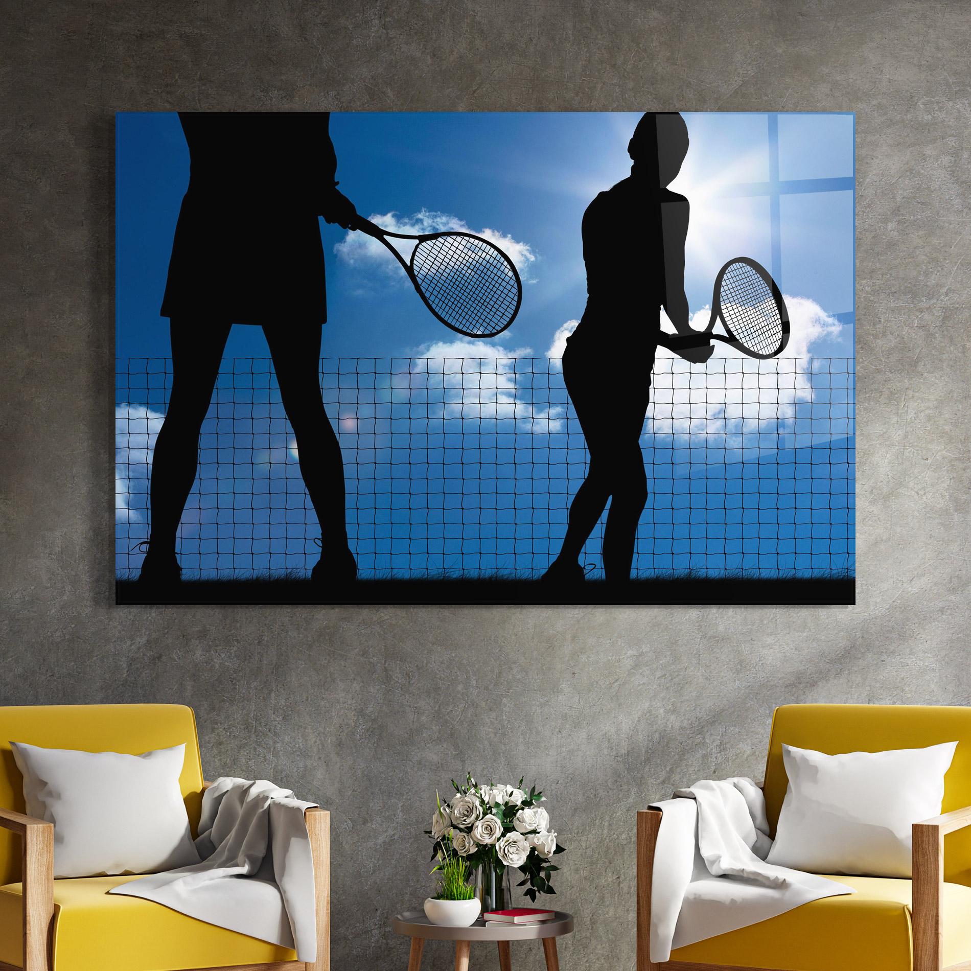 Üvegkép Blue Sky Tennis mockup 4