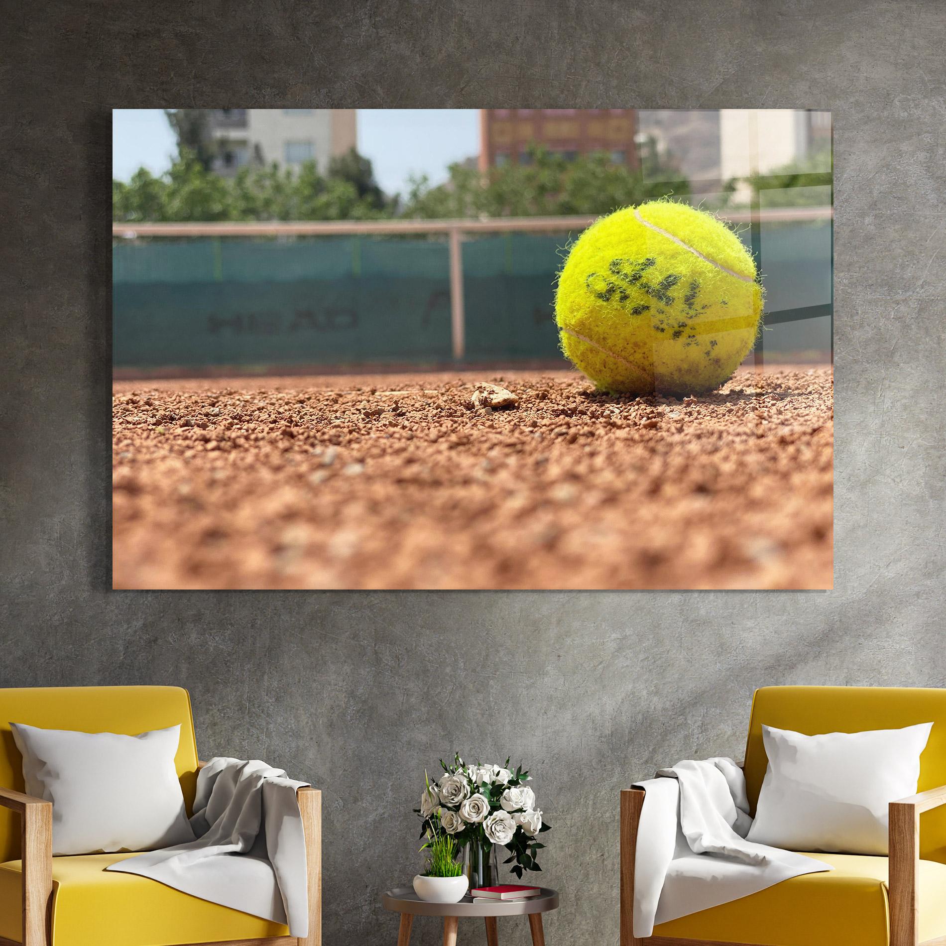 Üvegkép Lost Tennis Ball mockup 4