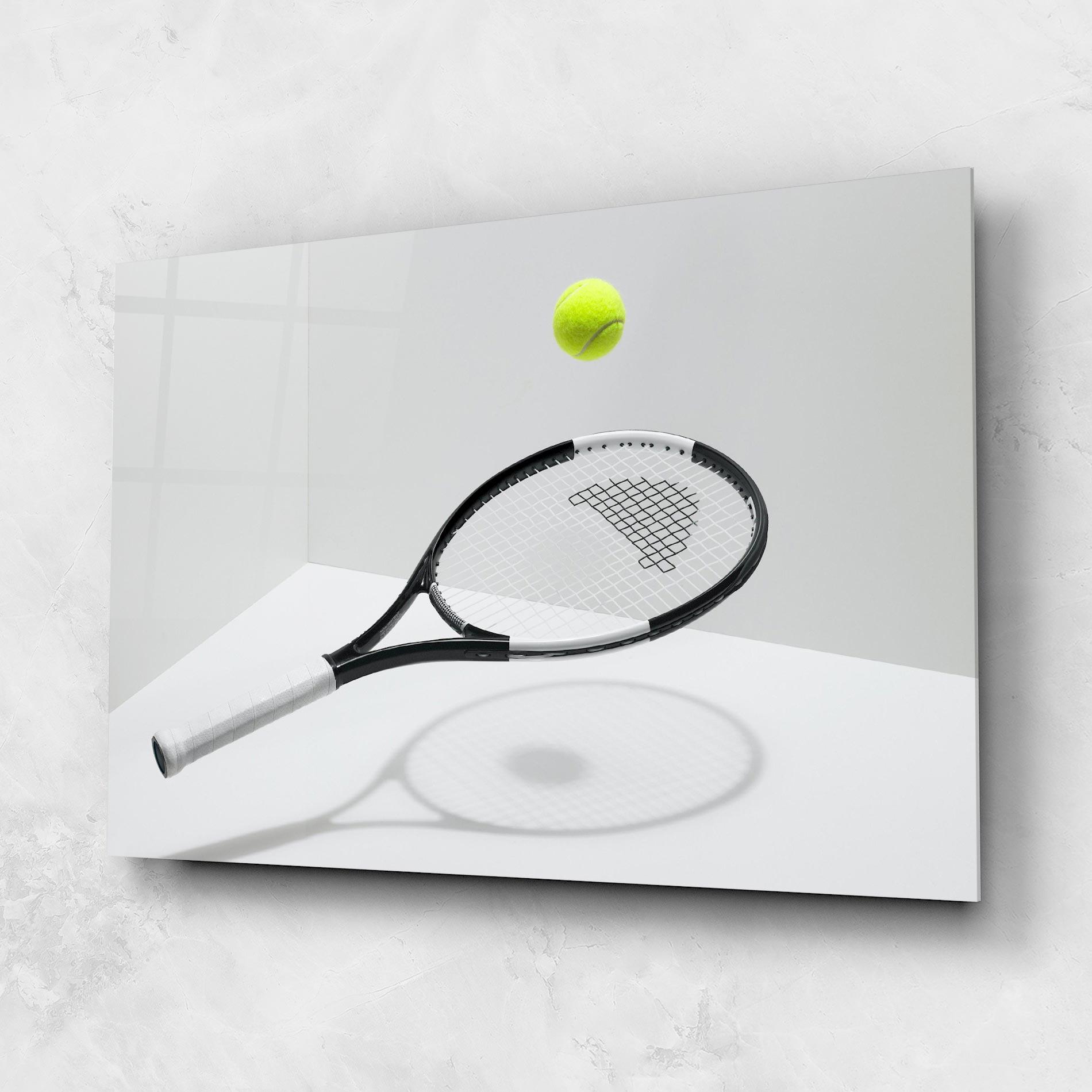 Üvegkép Floating Tennis Racket mockup 1