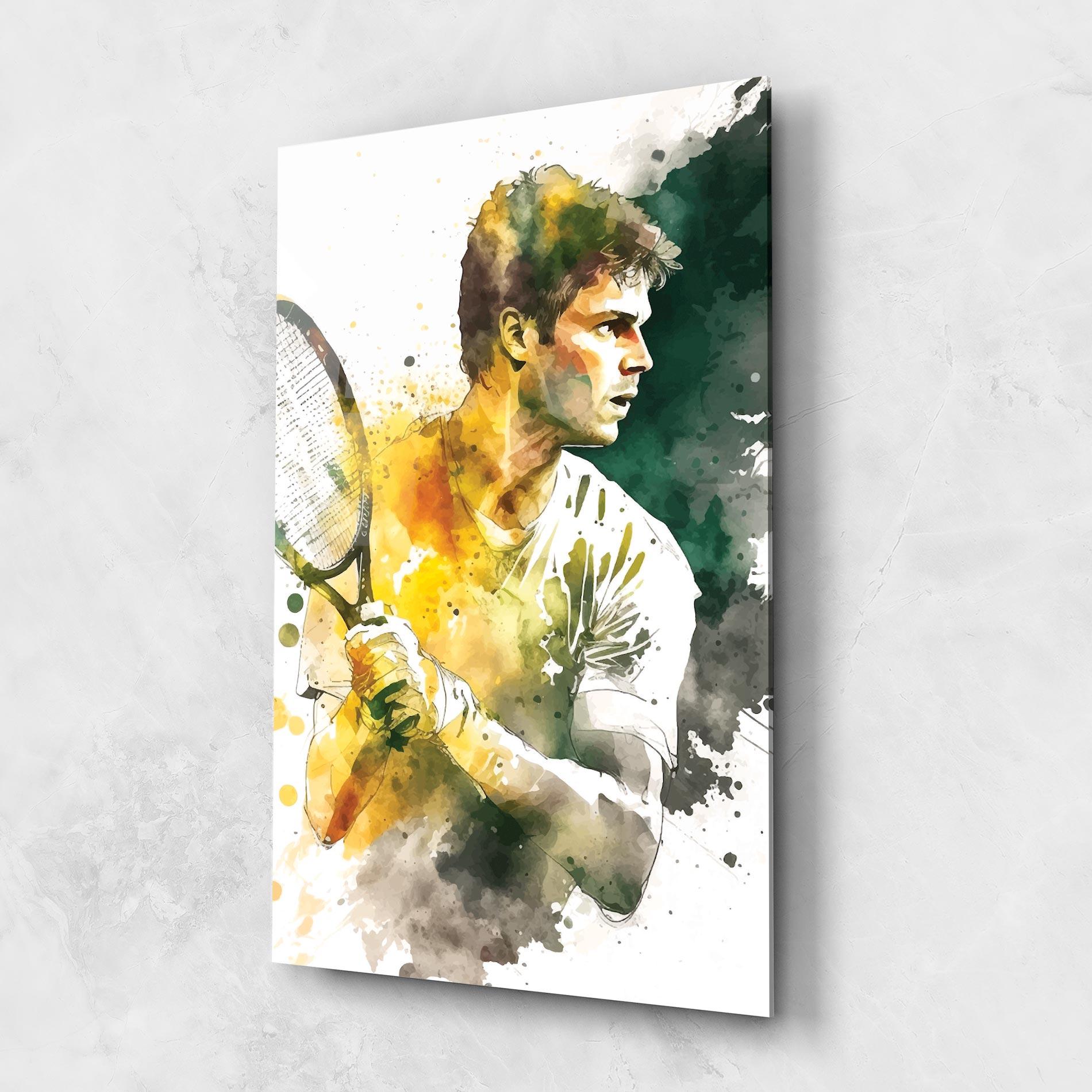 Üvegkép Player Watercolor mockup 1