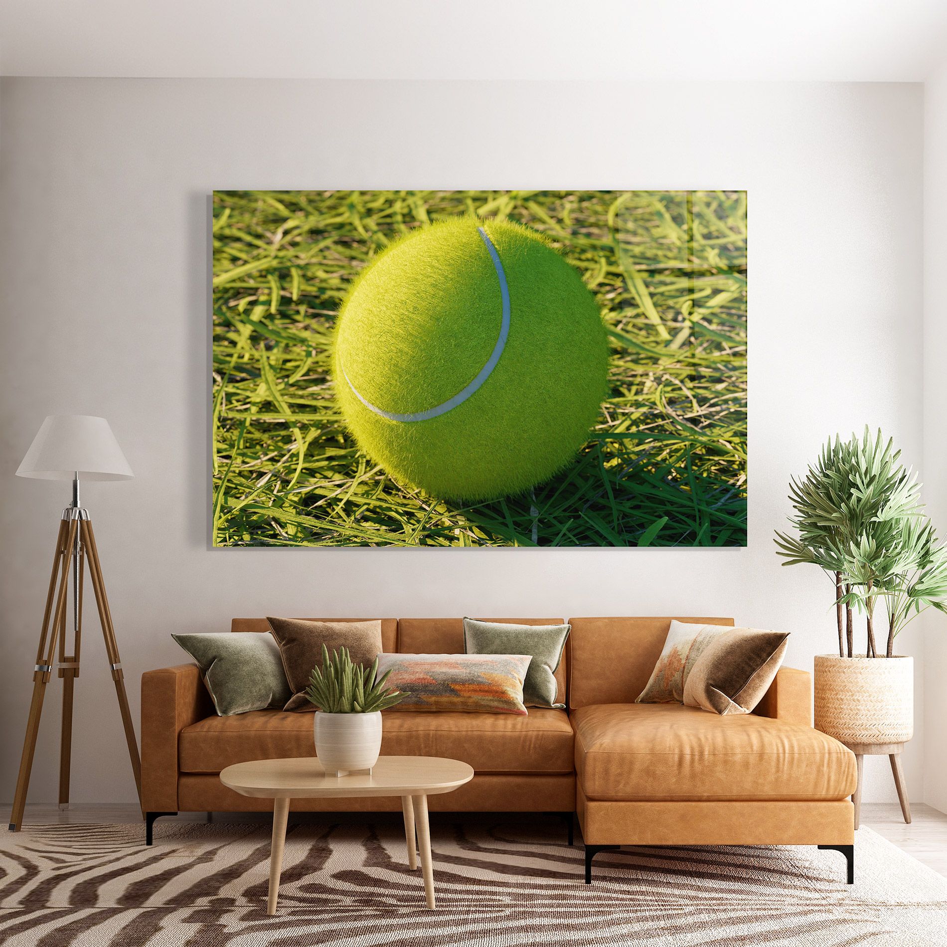 Green Tennis Ball mockup 7