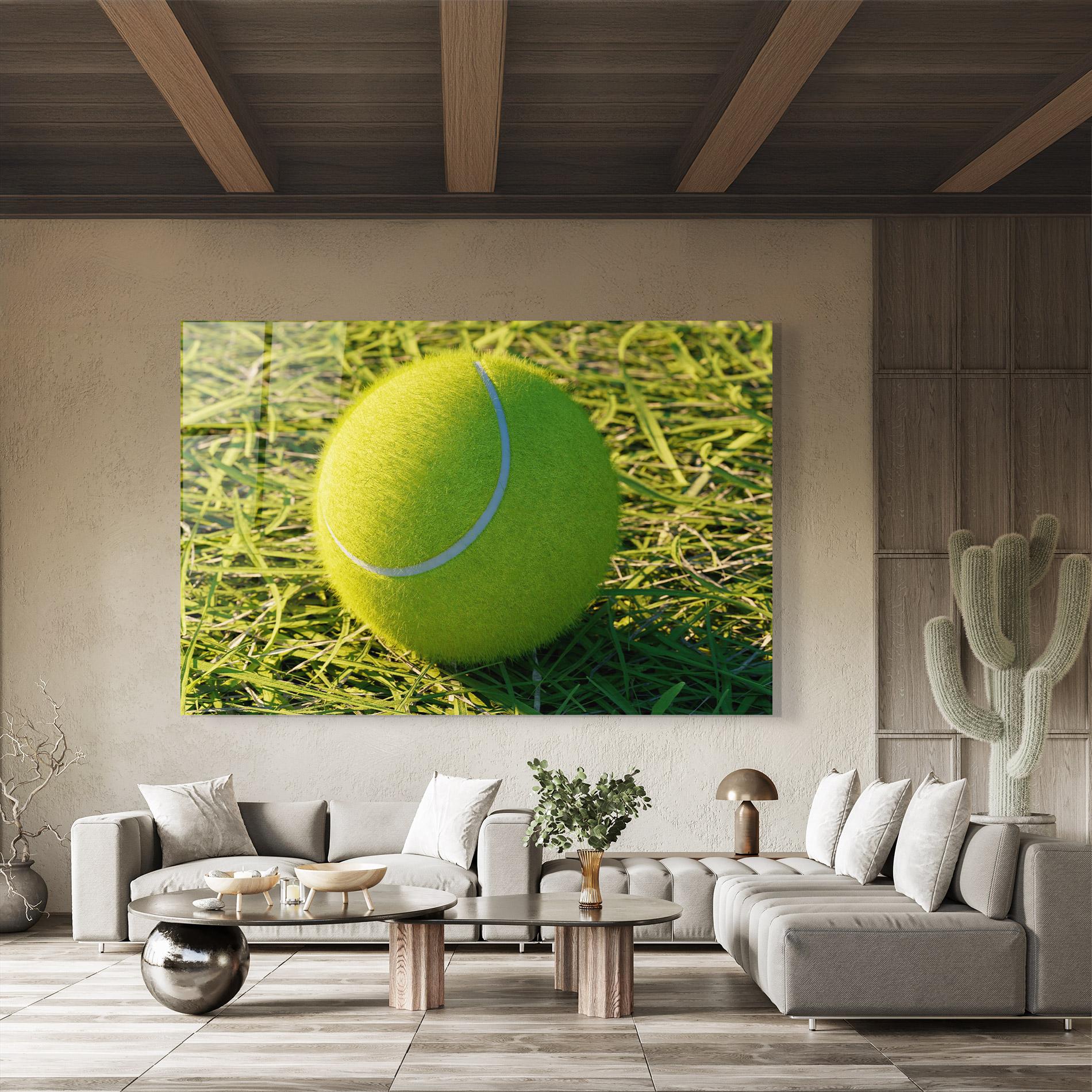 Üvegkép Green Tennis Ball mockup 8