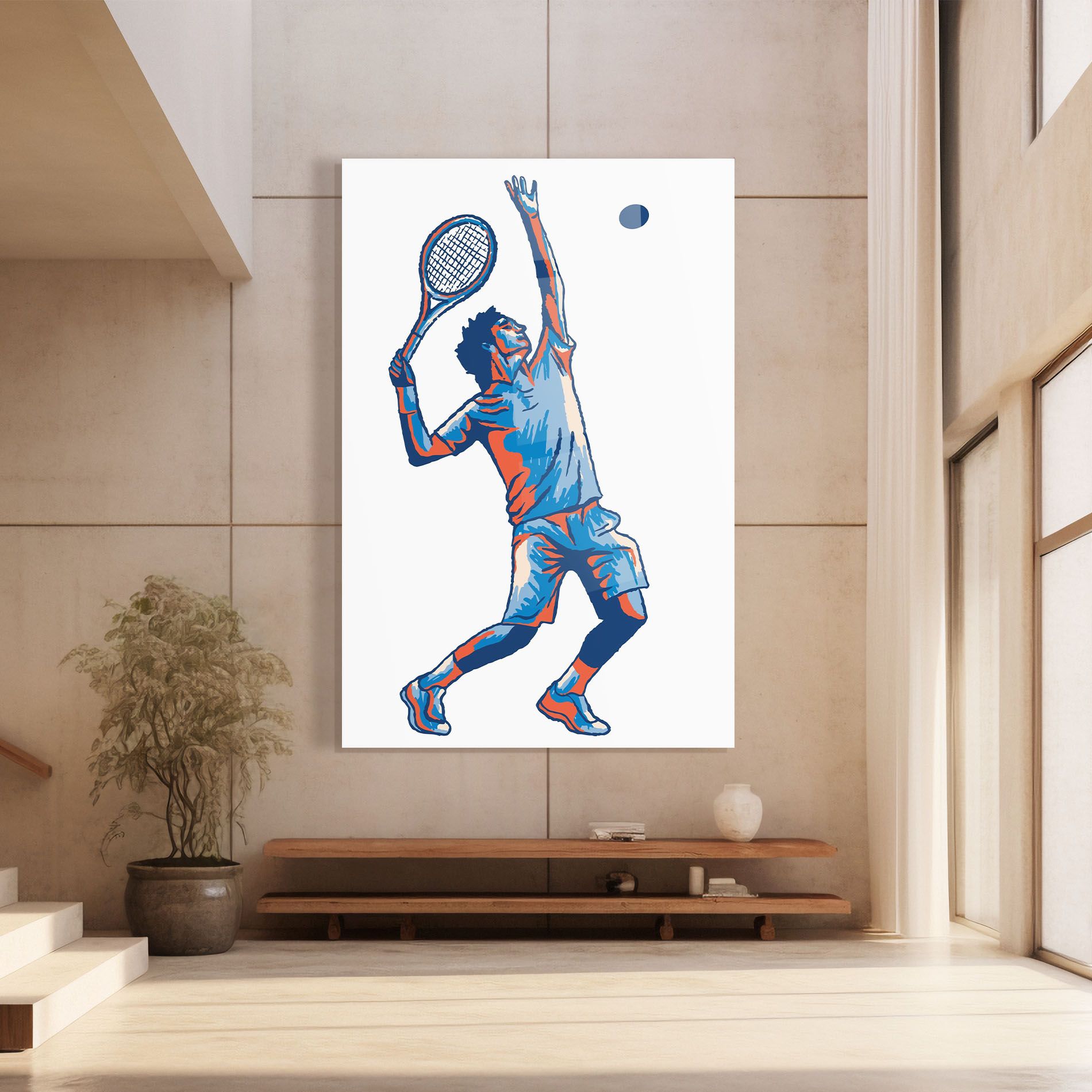 Blue Red Tennis mockup 8