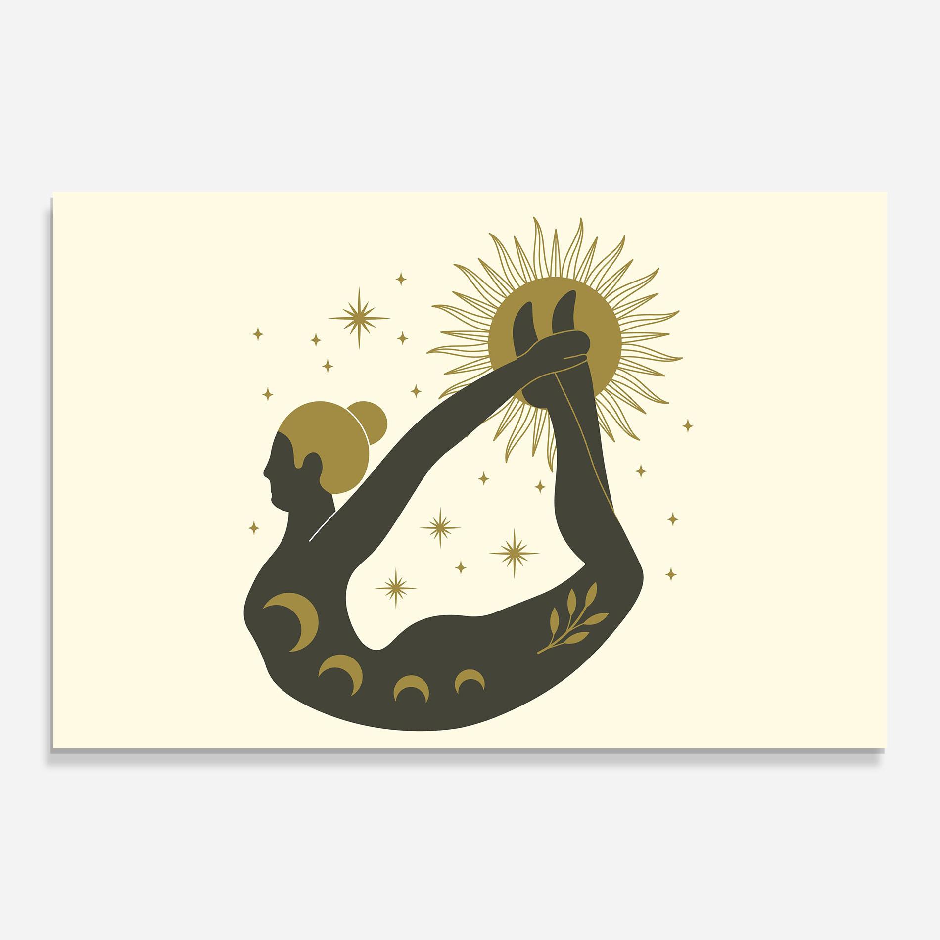 Üvegkép Dhanurasana mockup 0