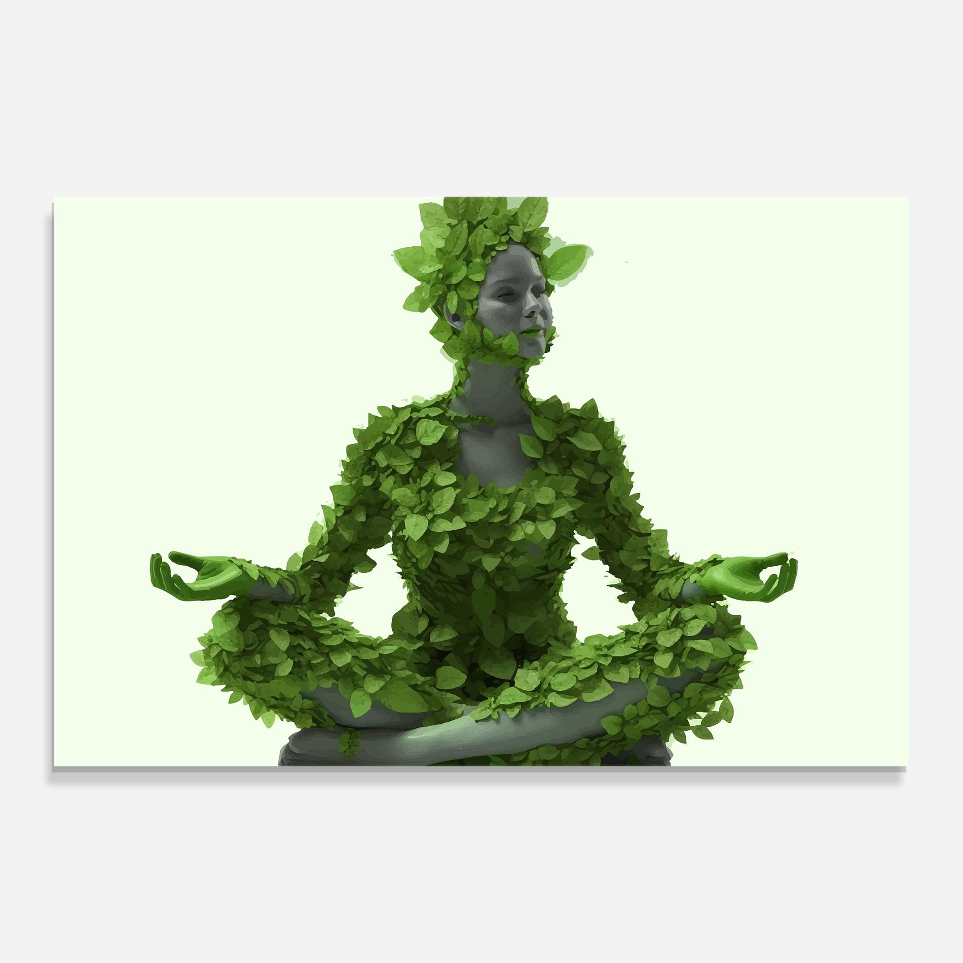 Üvegkép Nature Yoga mockup 0