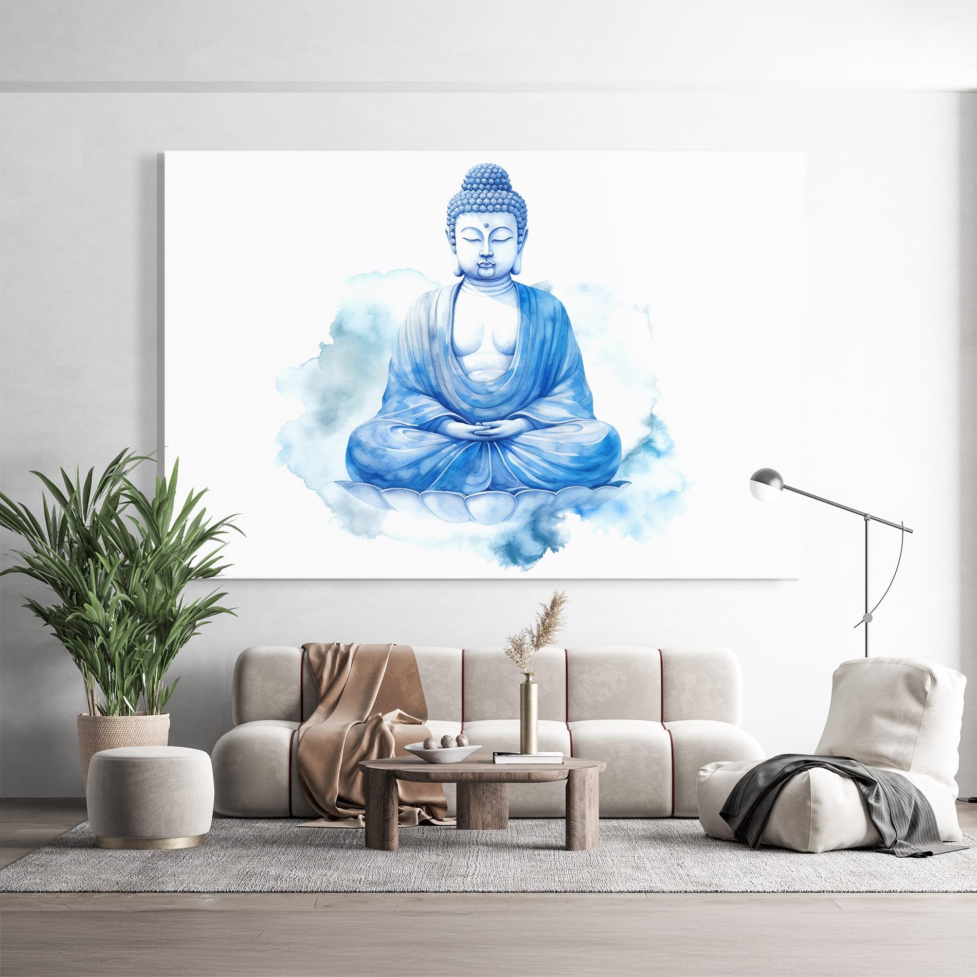 Üvegkép Cloud Yoga mockup 9