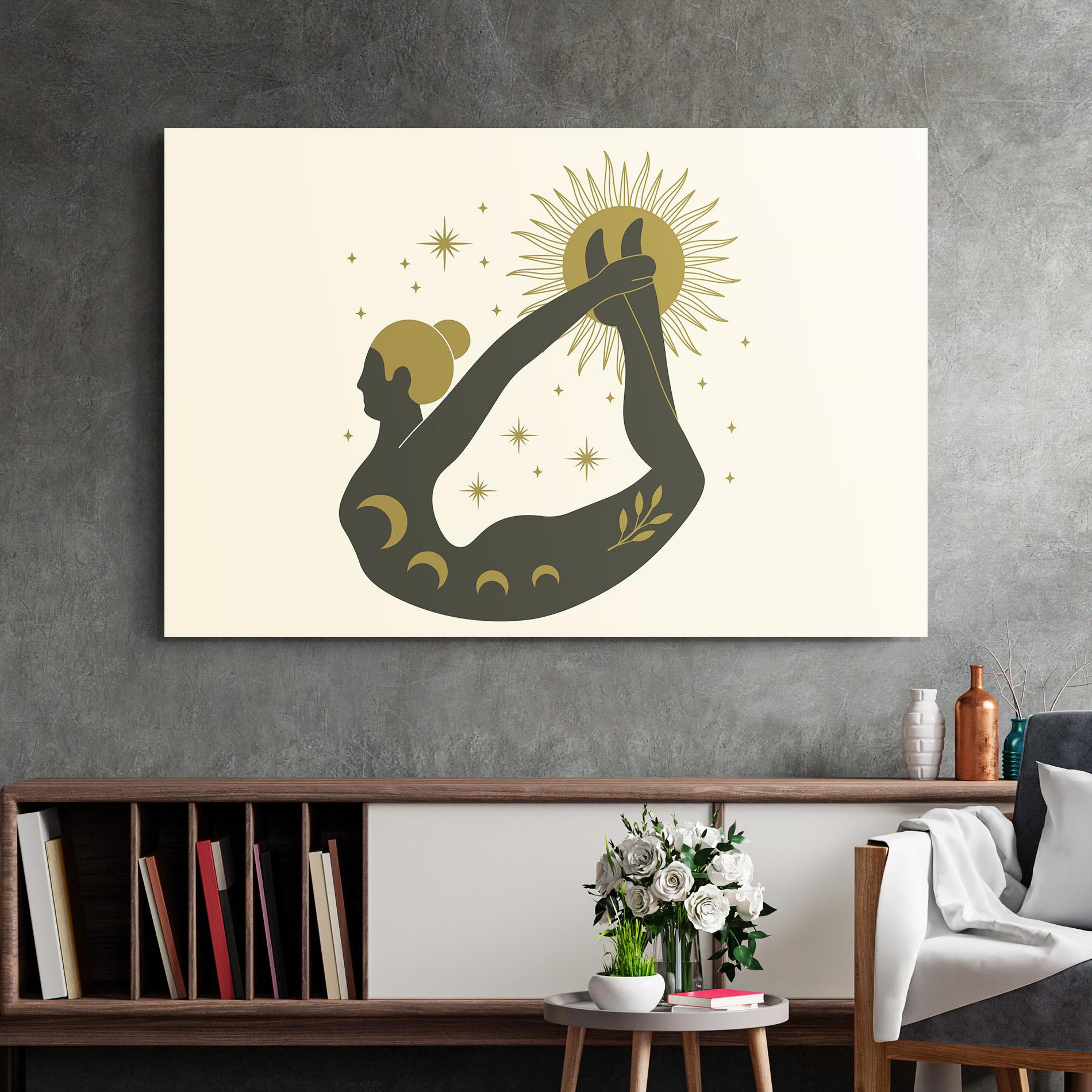 Üvegkép Dhanurasana mockup 2