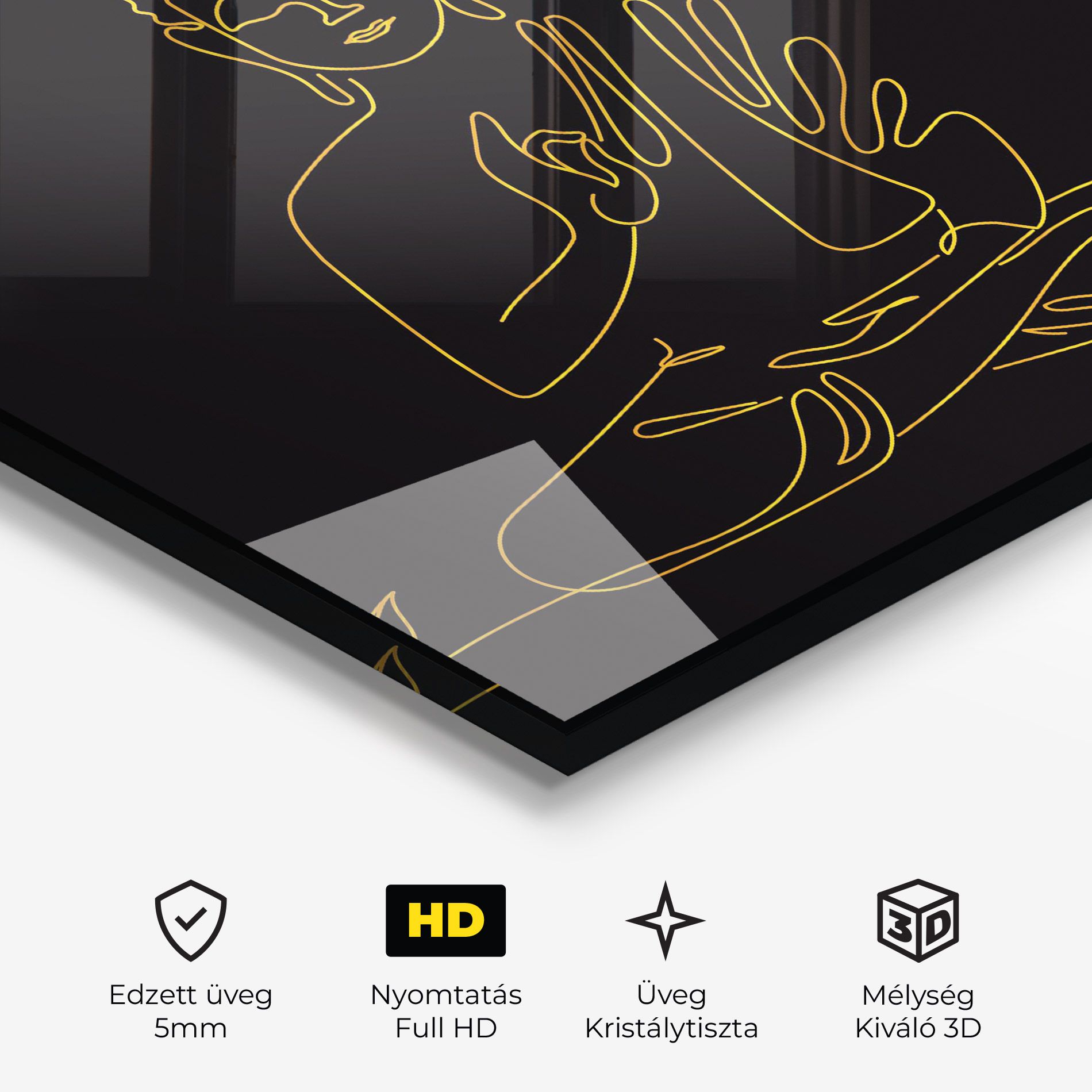 Buddha Gold Line mockup 3