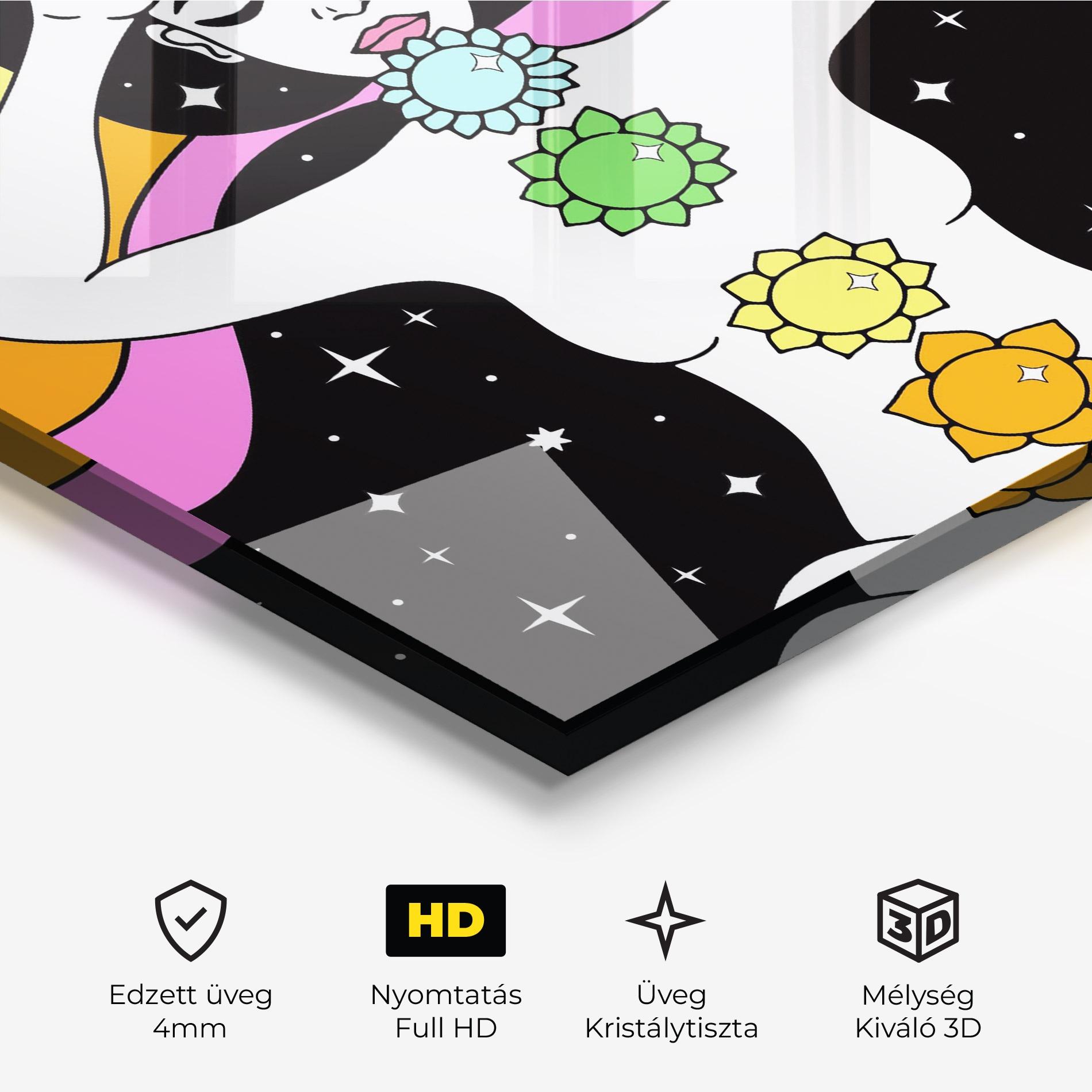 Üvegkép Chakras Meditation mockup 3