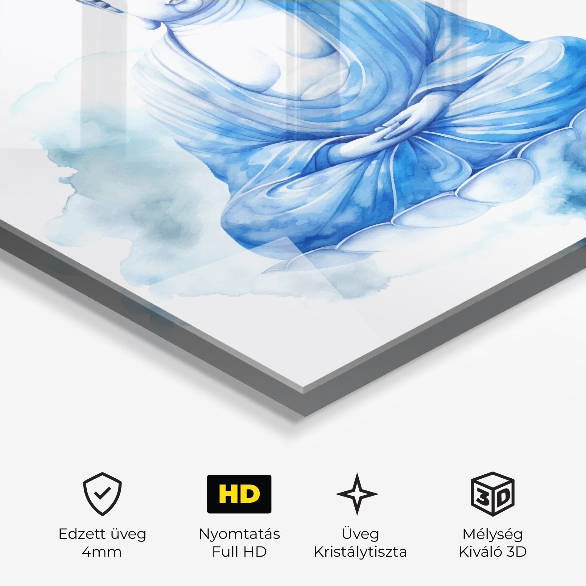 Üvegkép Cloud Yoga mockup 3