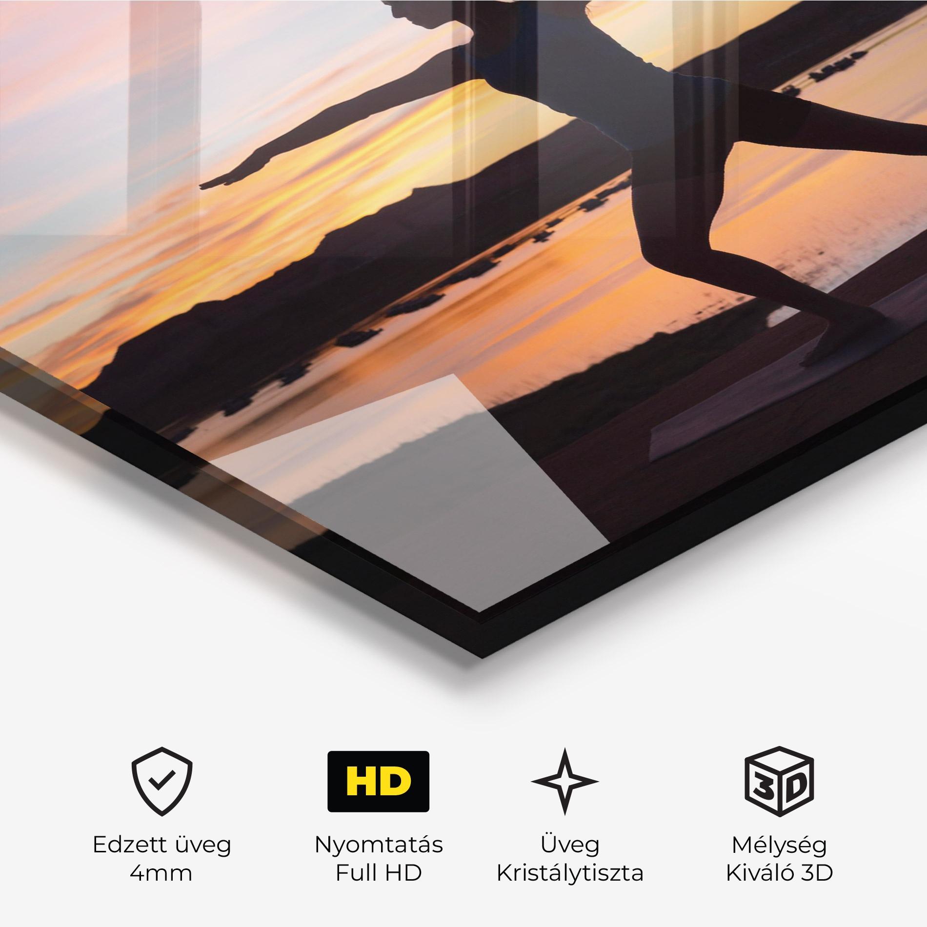 Üvegkép Morning Yoga mockup 3