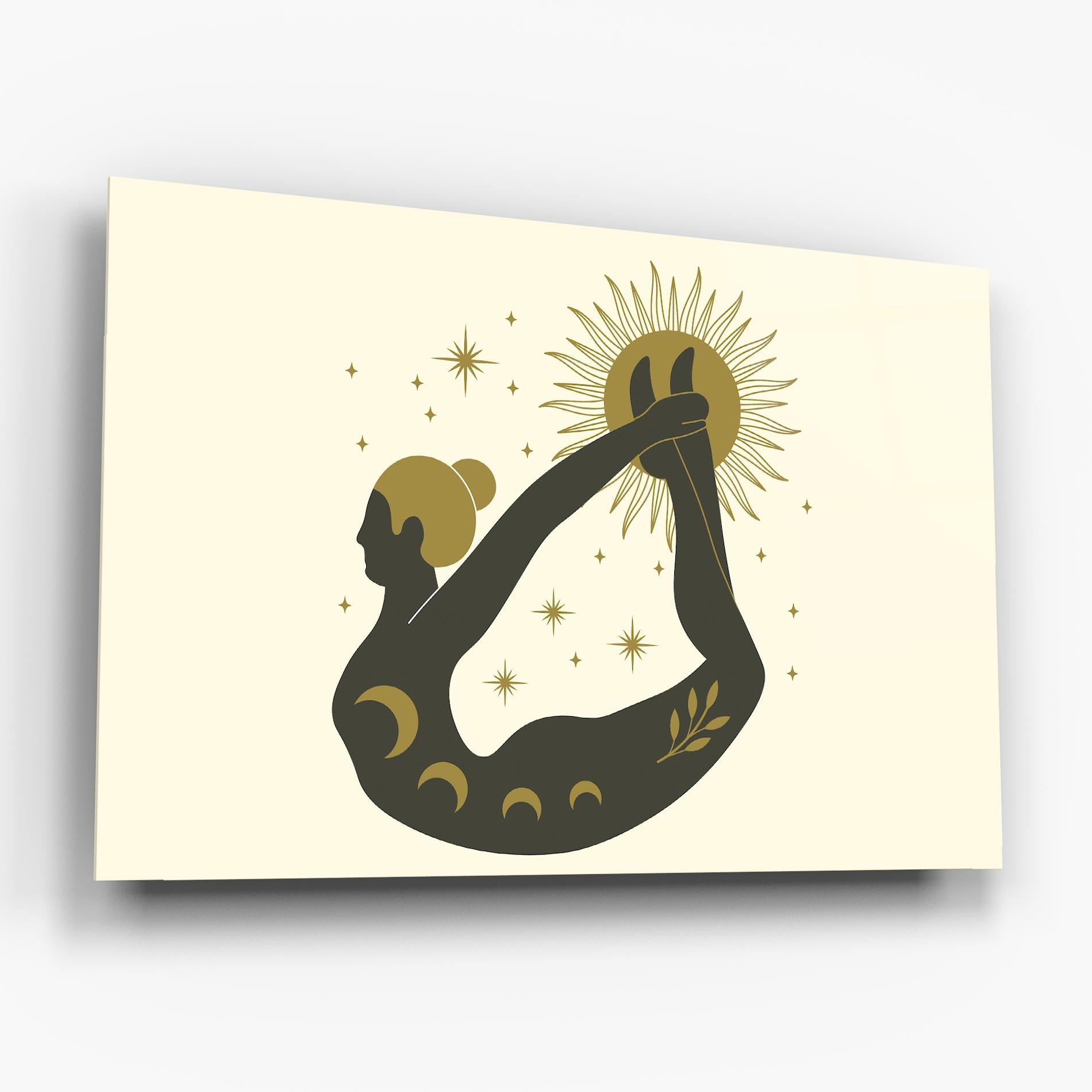 Üvegkép Dhanurasana mockup 6