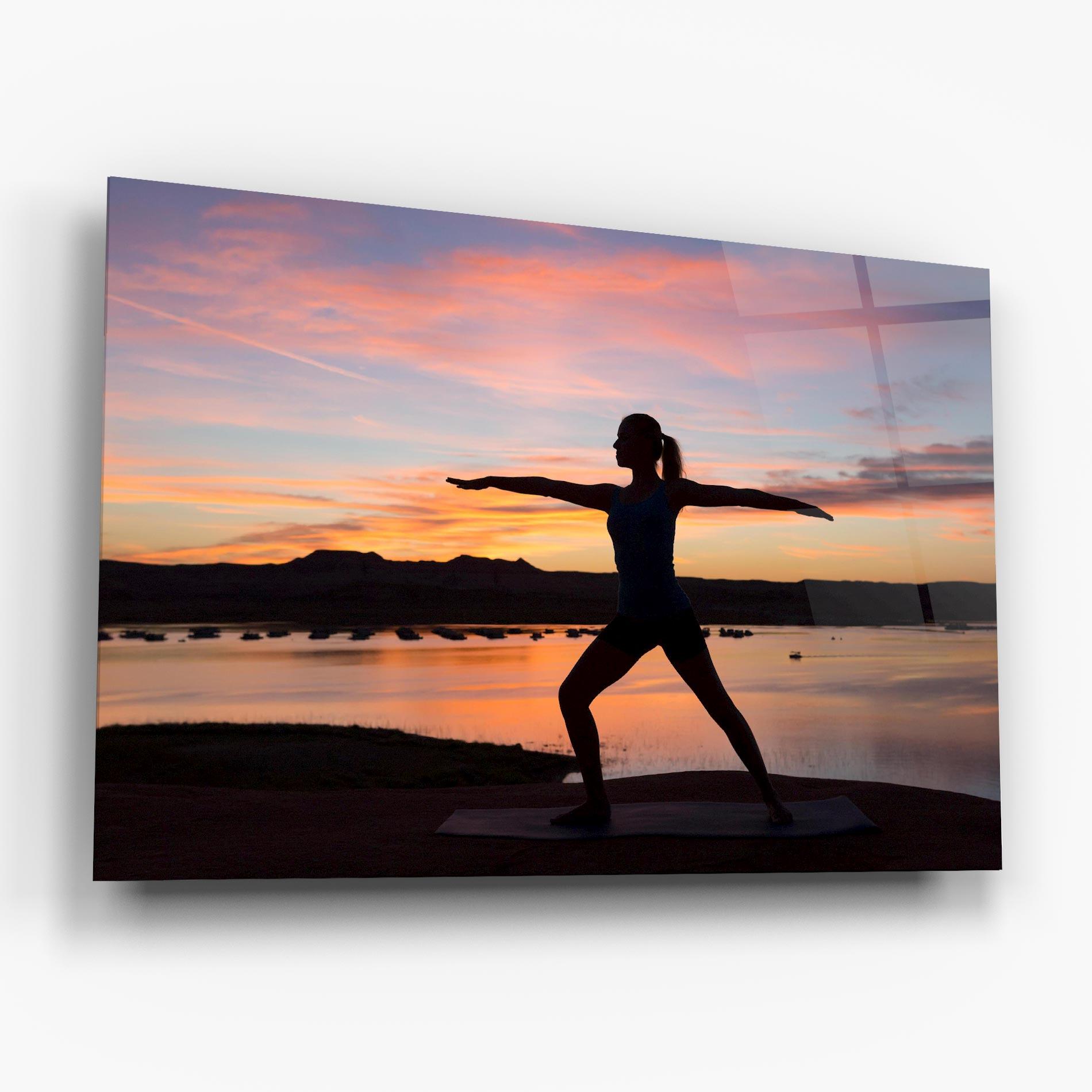 Üvegkép Morning Yoga mockup 6