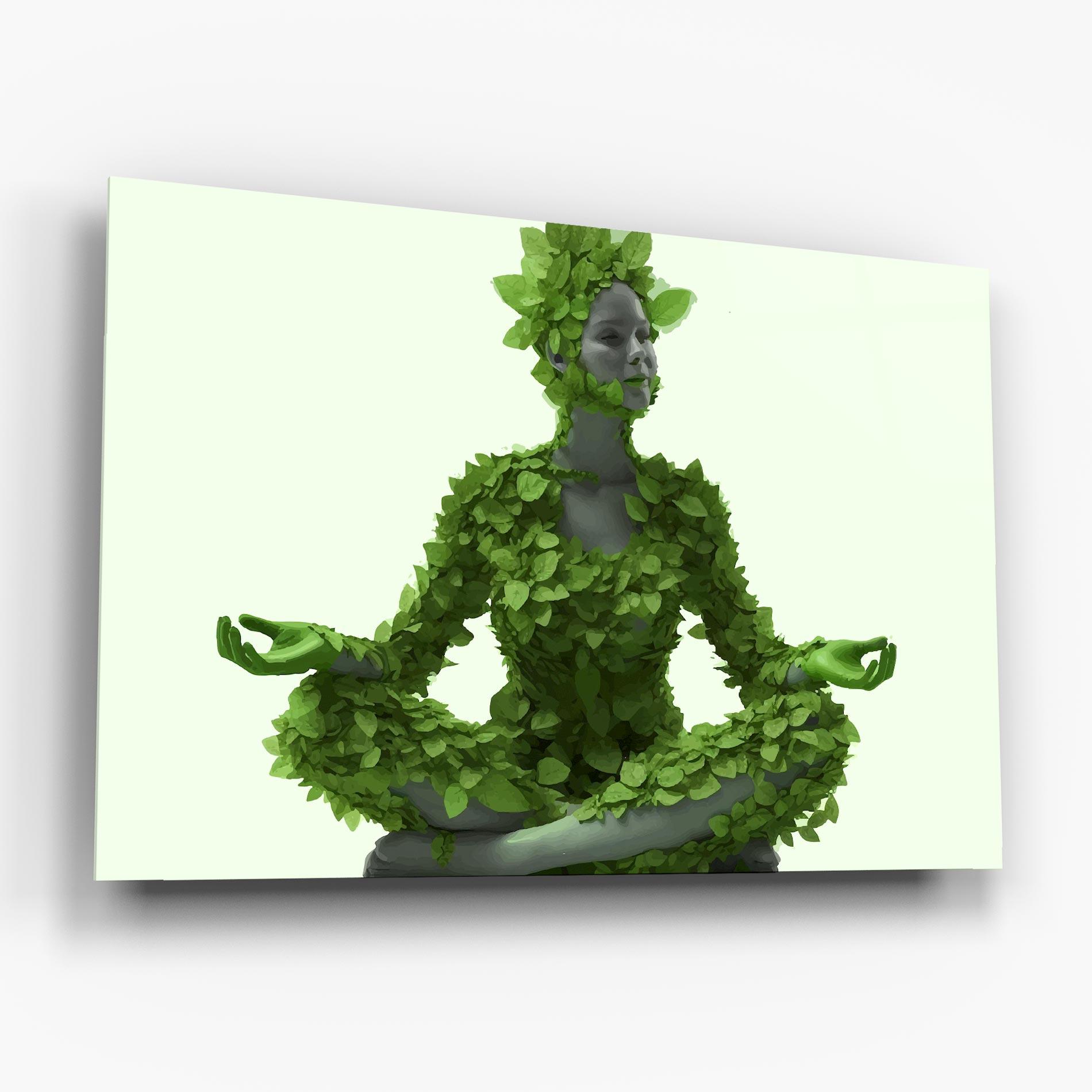 Üvegkép Nature Yoga mockup 6