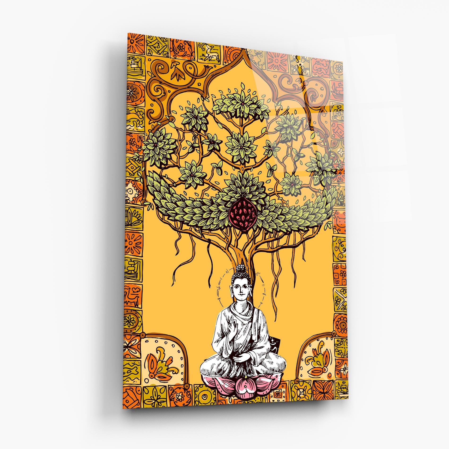 Üvegkép Meditation Three mockup 6