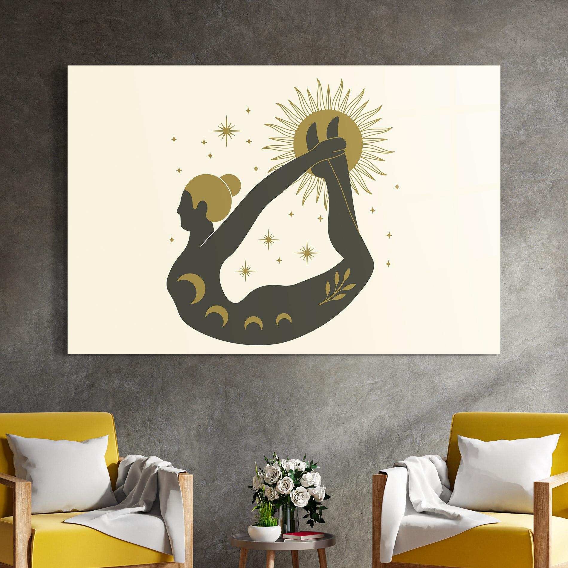 Üvegkép Dhanurasana mockup 4