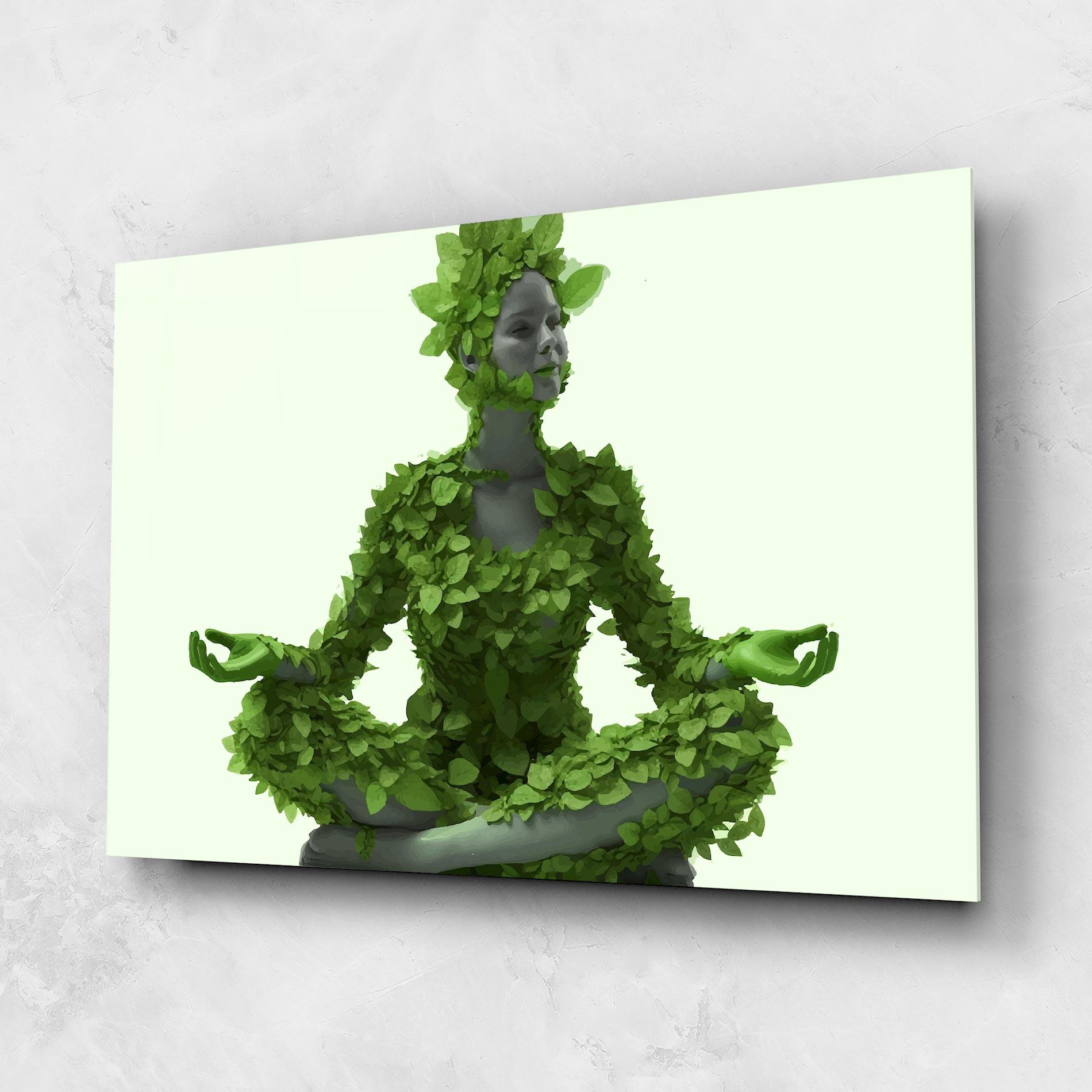 Üvegkép Nature Yoga mockup 1