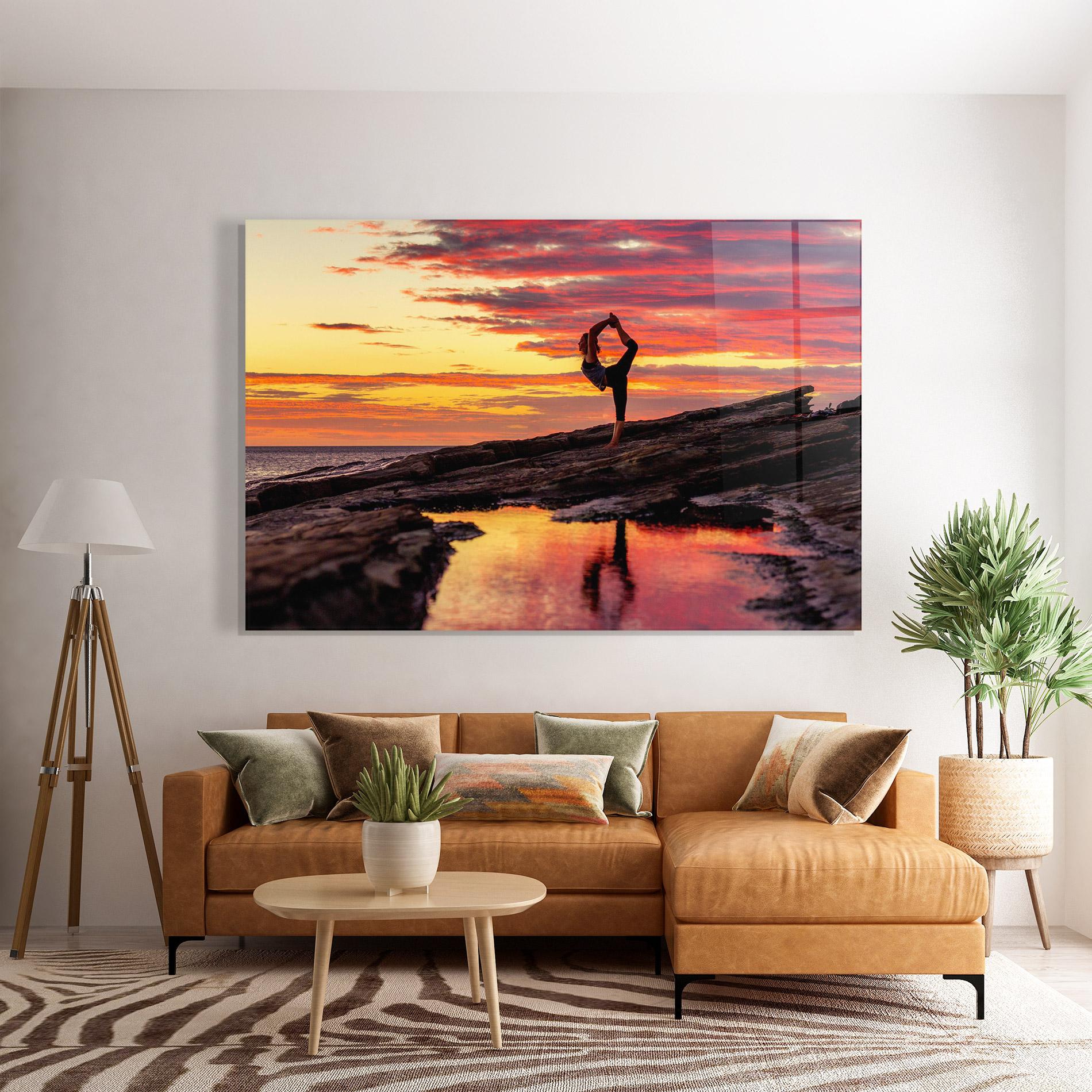 Üvegkép Namaste mockup 7