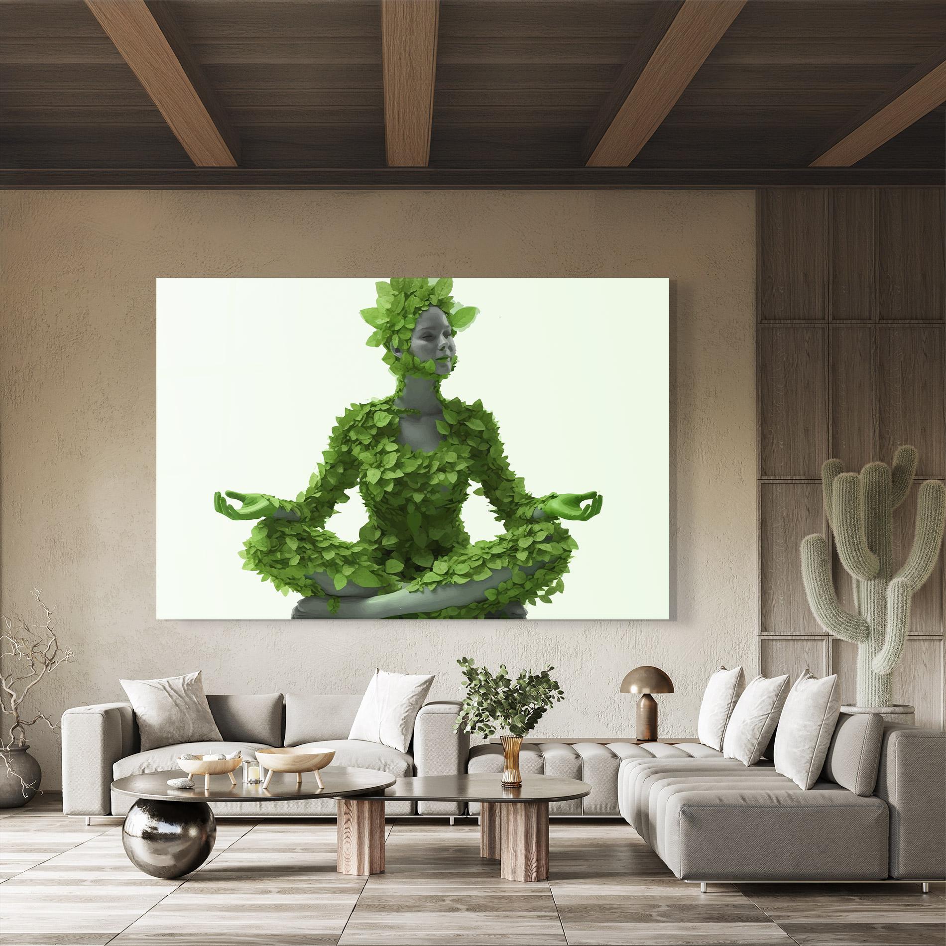 Üvegkép Nature Yoga mockup 8